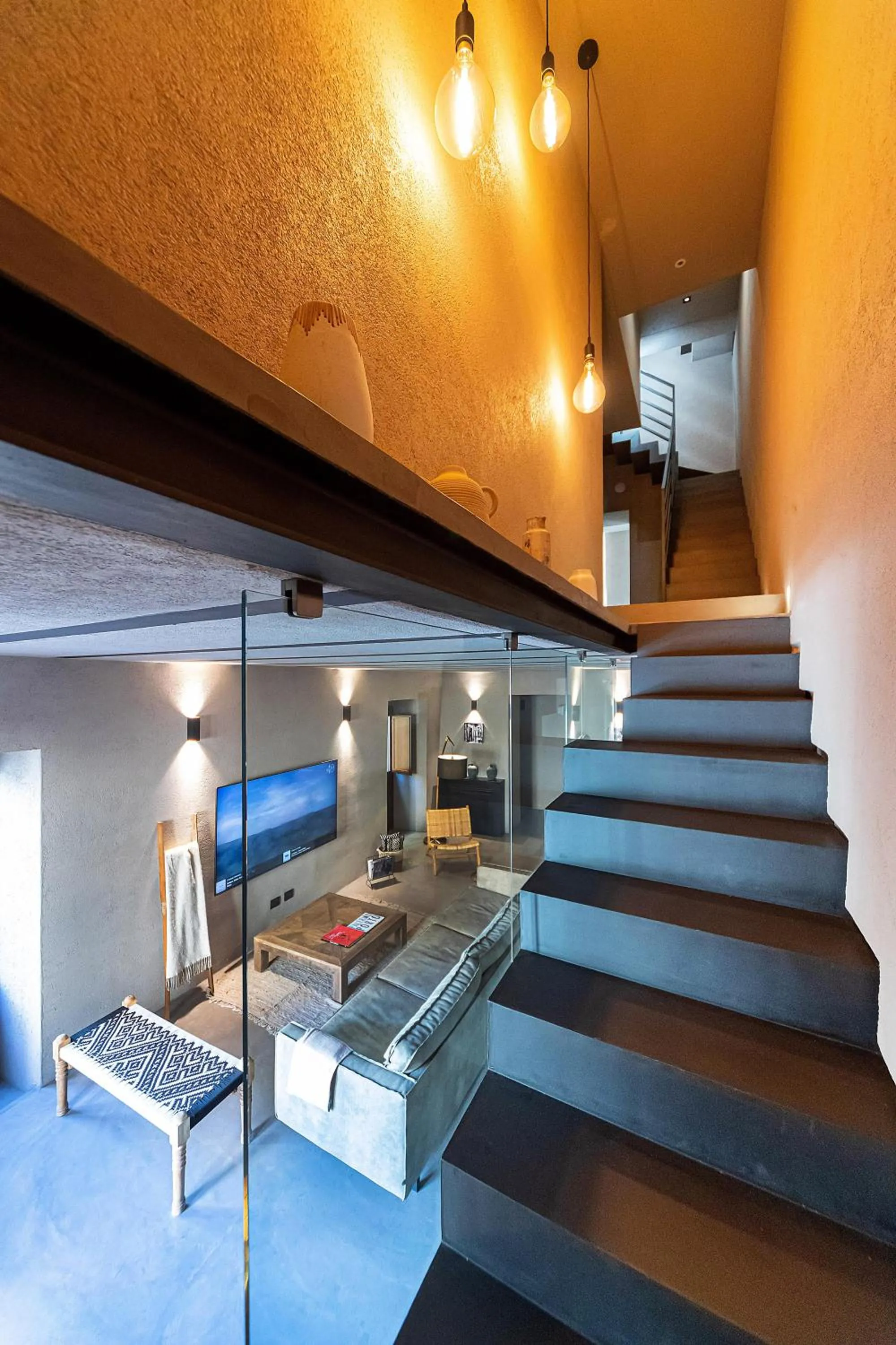 Communal lounge/ TV room in Casa Nostra Boutique Hotel & Spa