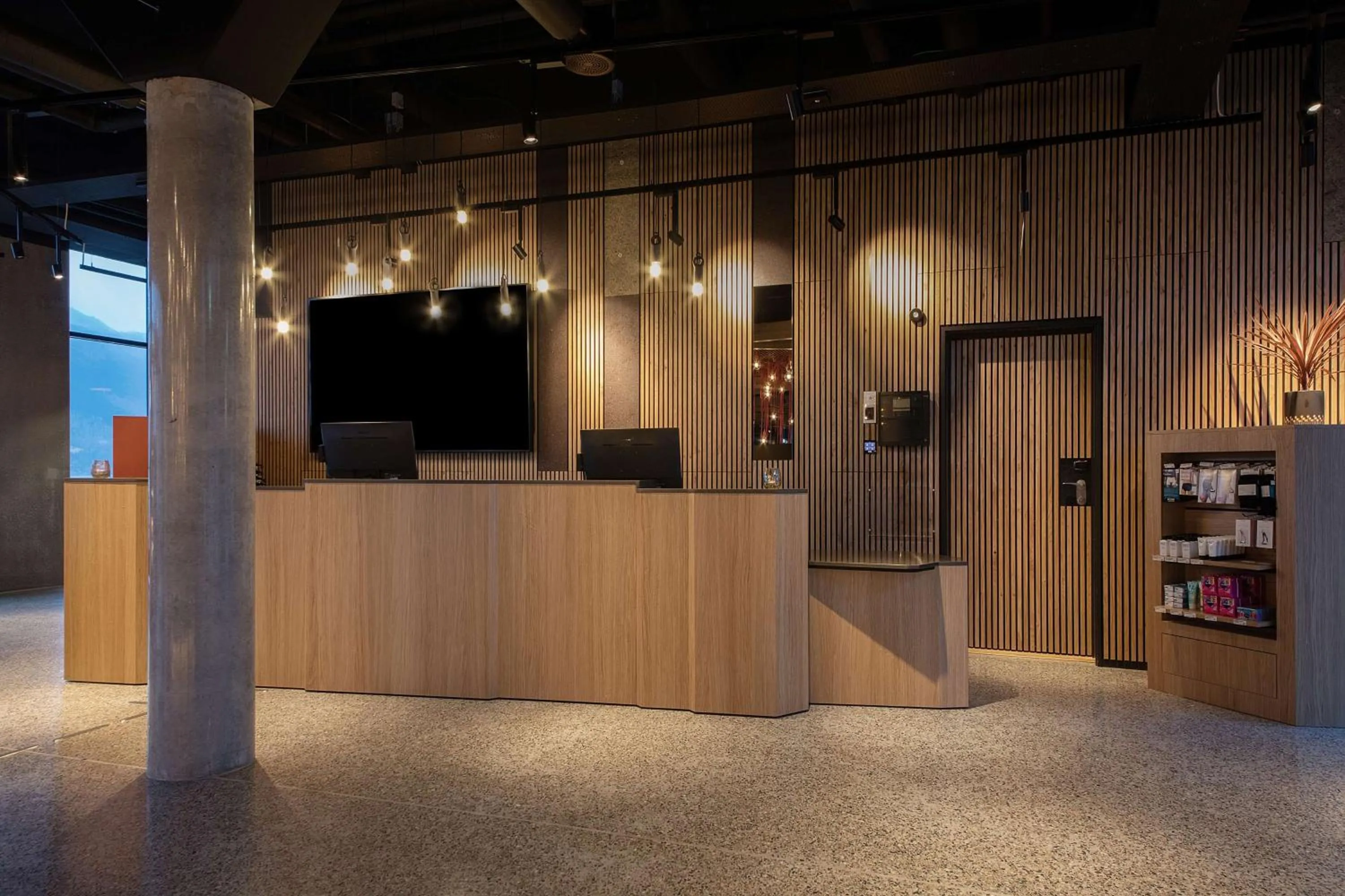 Lobby or reception in Scandic Voss