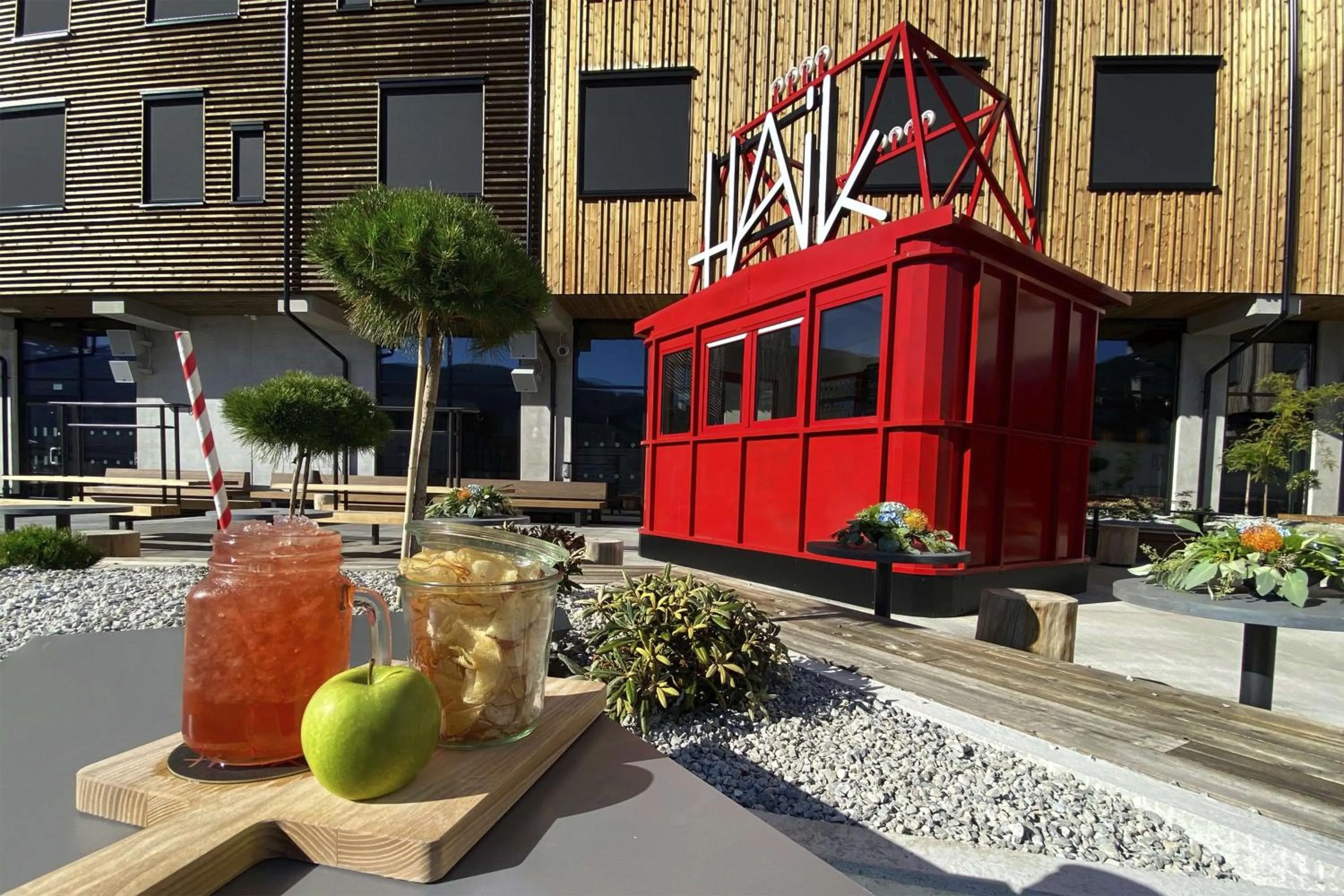 Patio in Scandic Voss