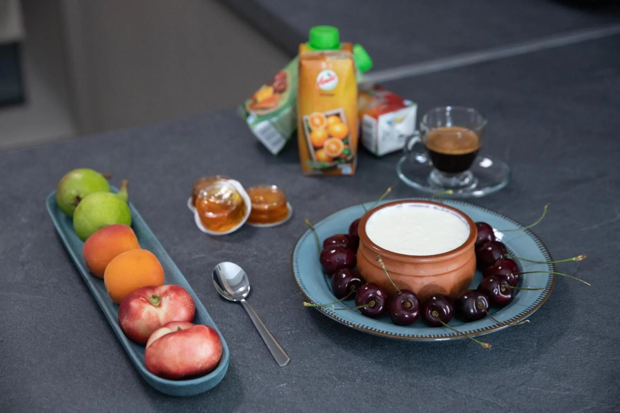 Continental breakfast in Olygreen Athens Residences