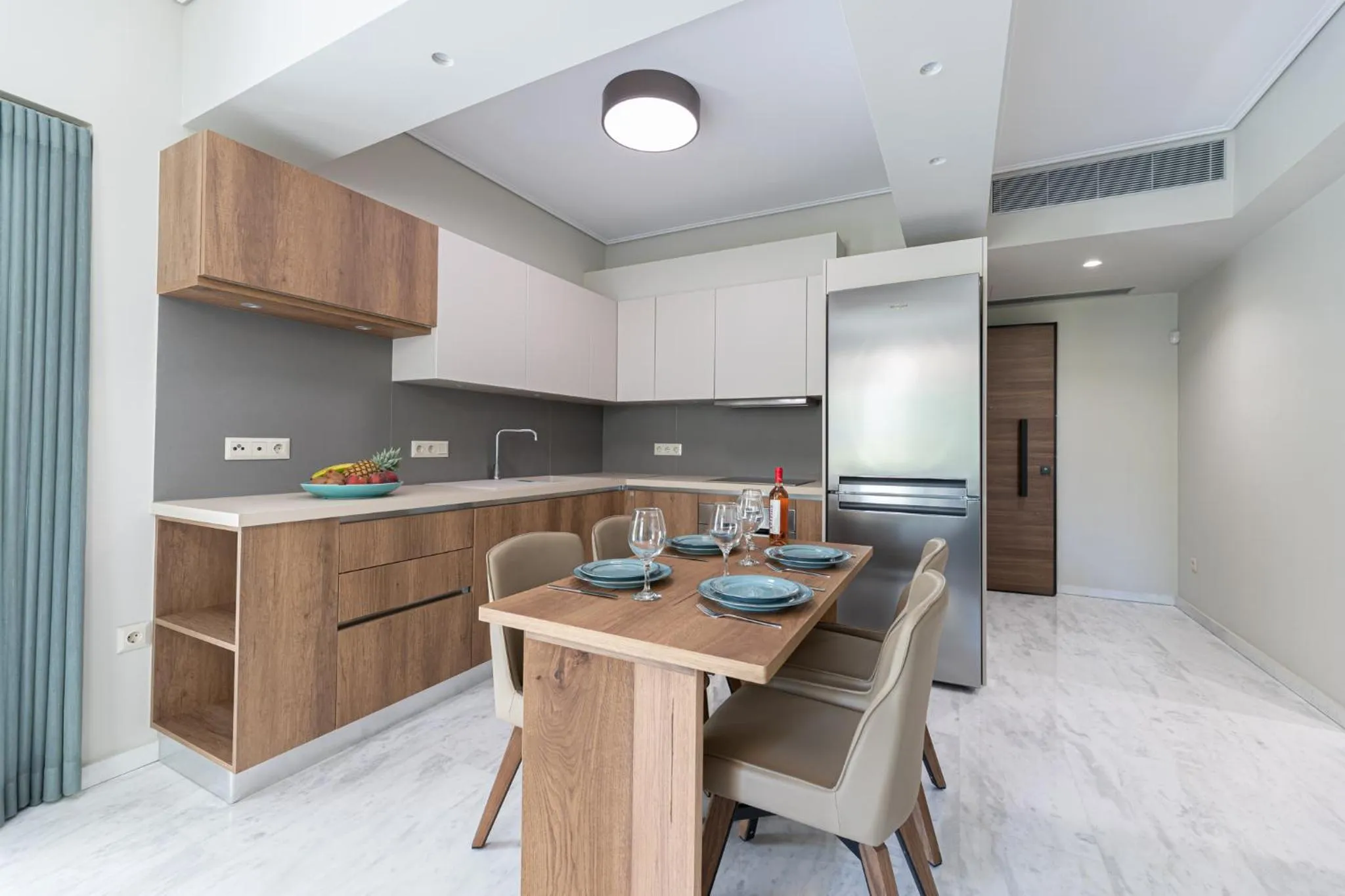Kitchen or kitchenette in Olygreen Athens Residences