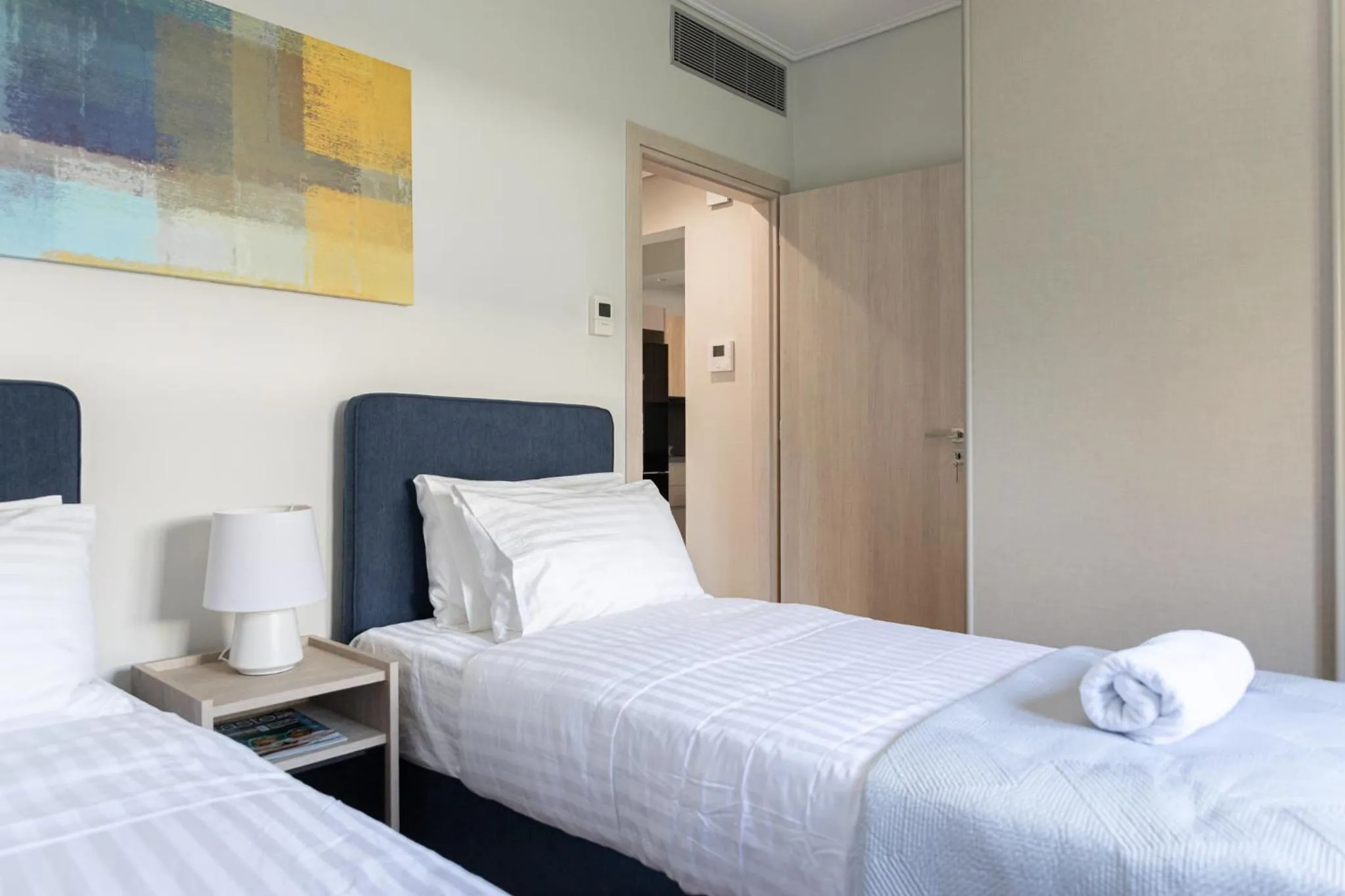 Bed in Olygreen Athens Residences