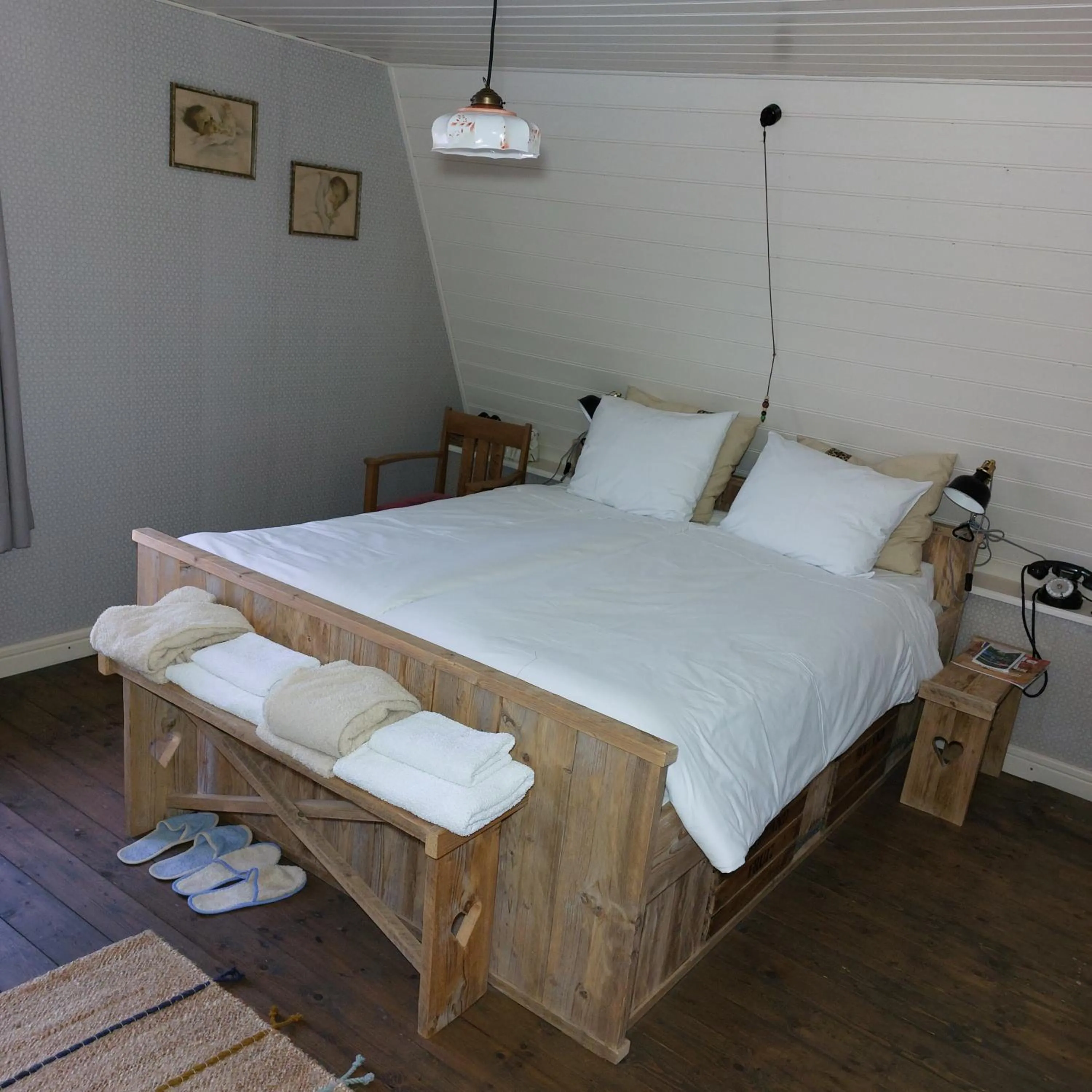 Bedroom, Bed in Bed&Breakfast ons Oda