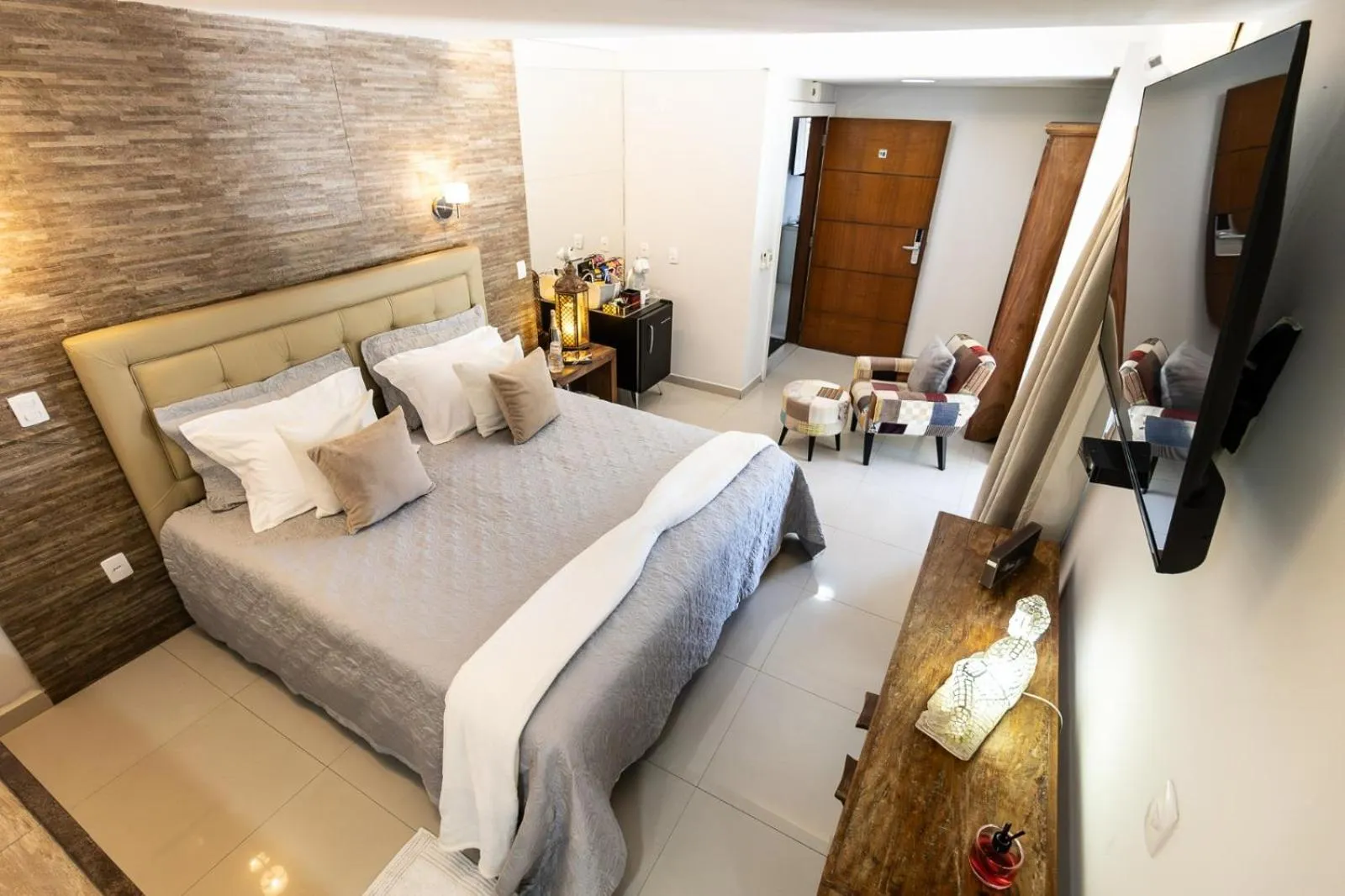 Bed in Hotel Terras da Finlândia