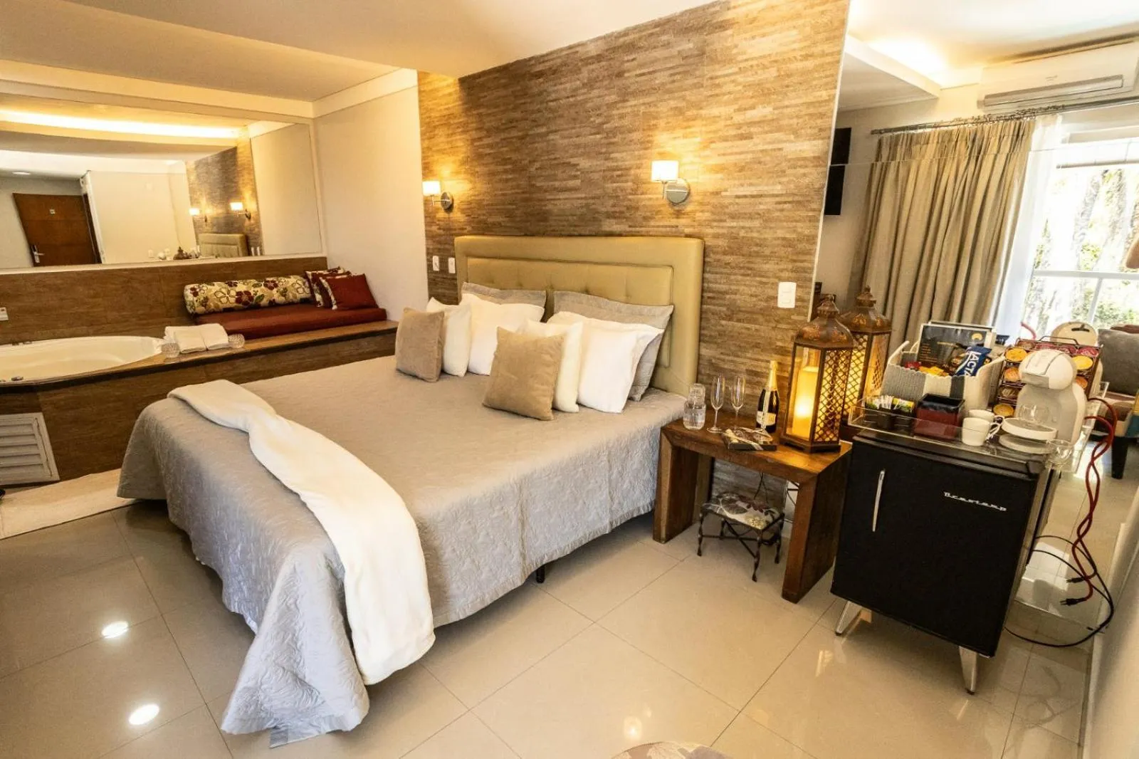 Bed in Hotel Terras da Finlândia