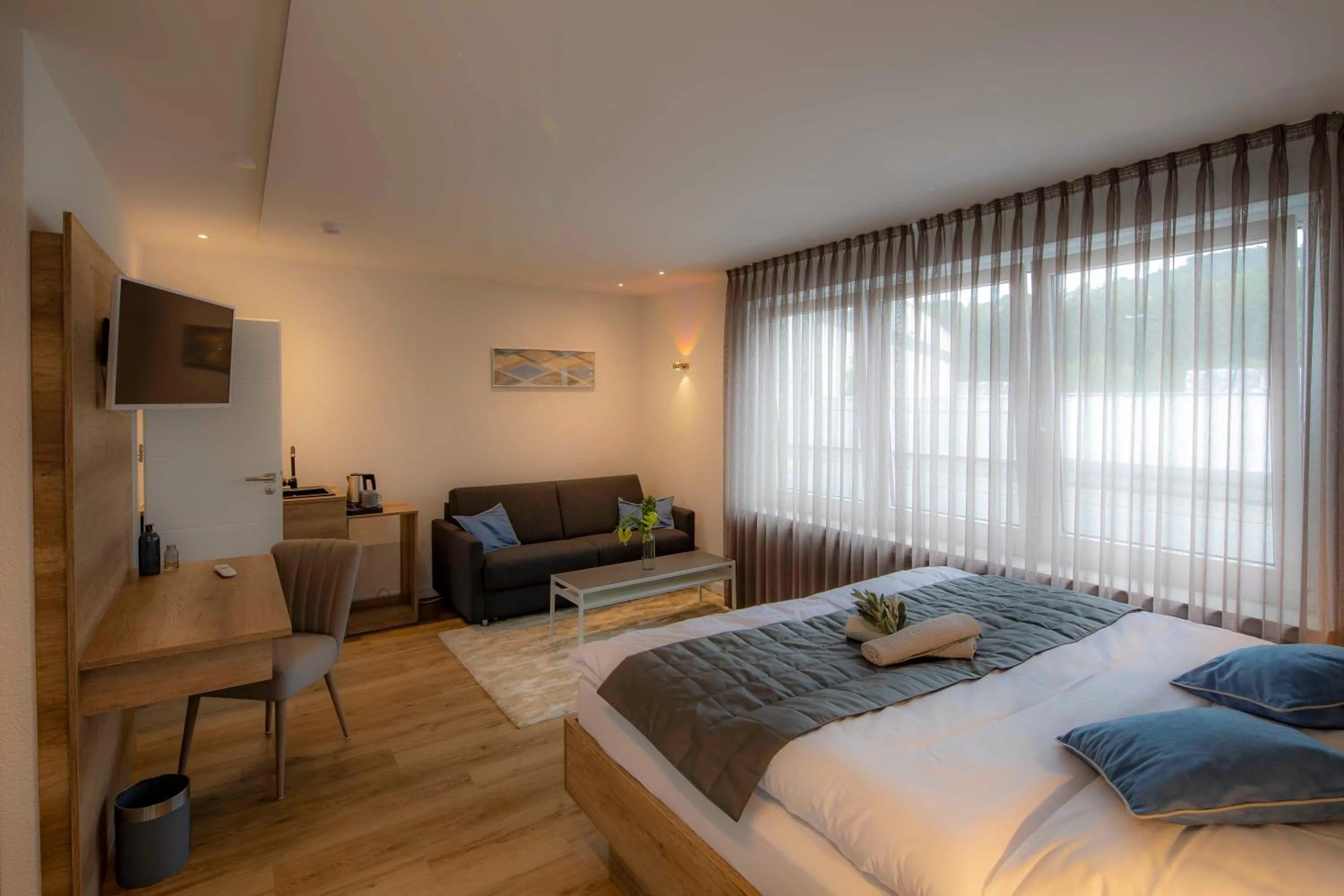 Bedroom, Bed in Suite/ Familienzimmer Arnsberg