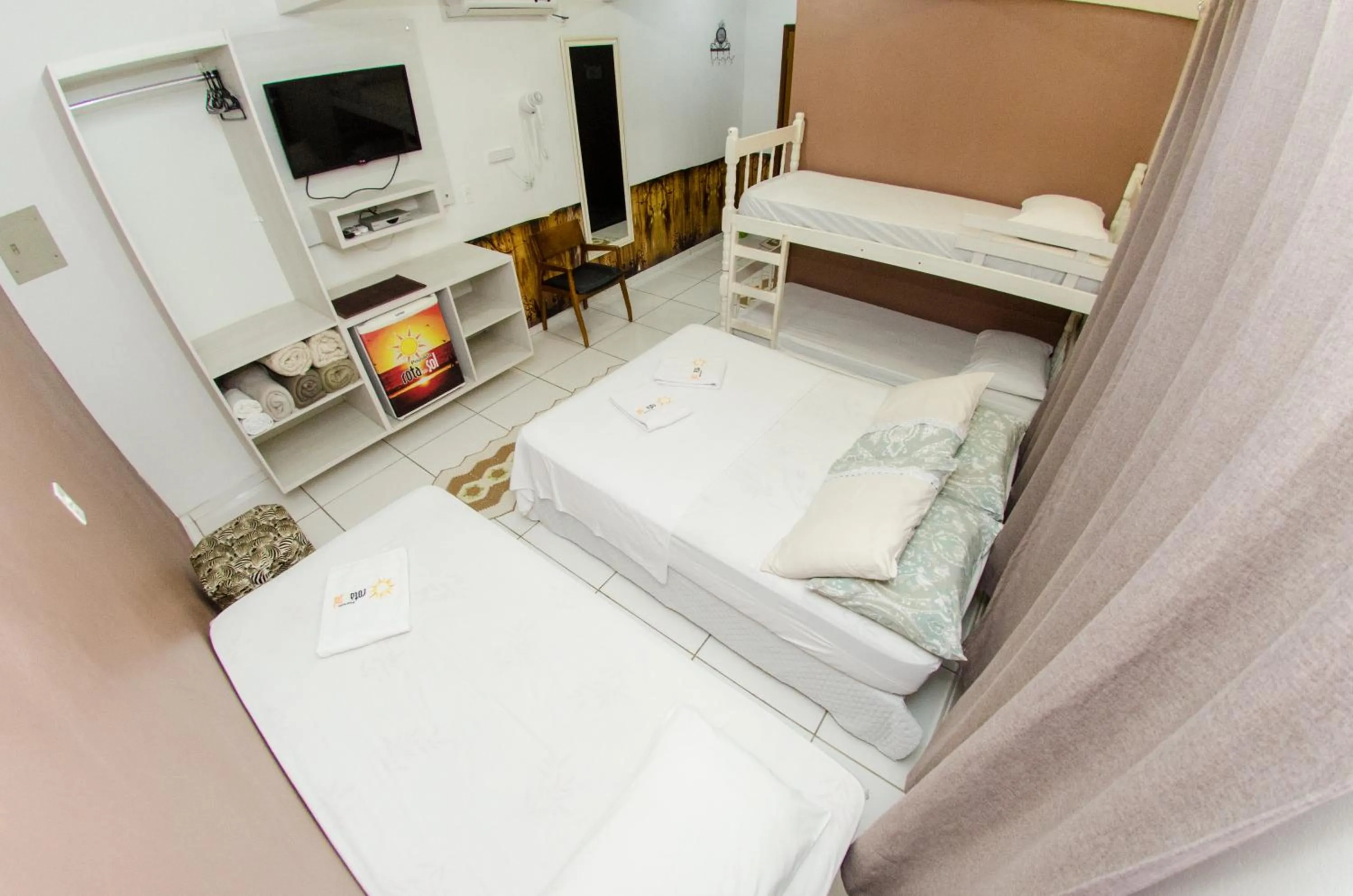 Bedroom, Bed in Pousada Rota do Sol