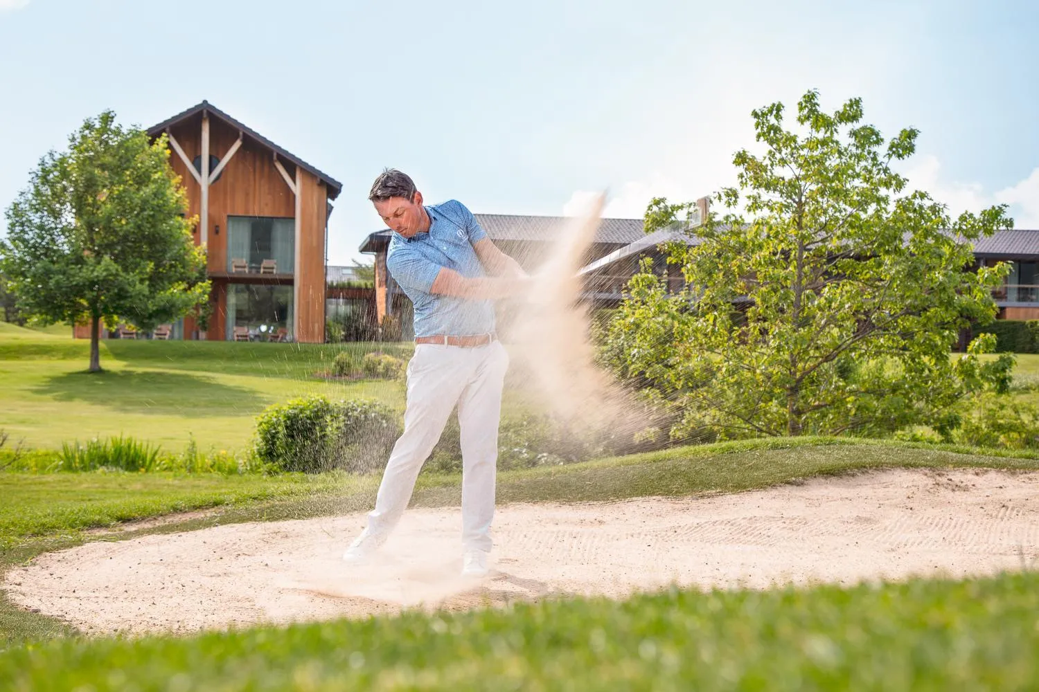 Golfcourse in Jiva Hill Resort - Genève