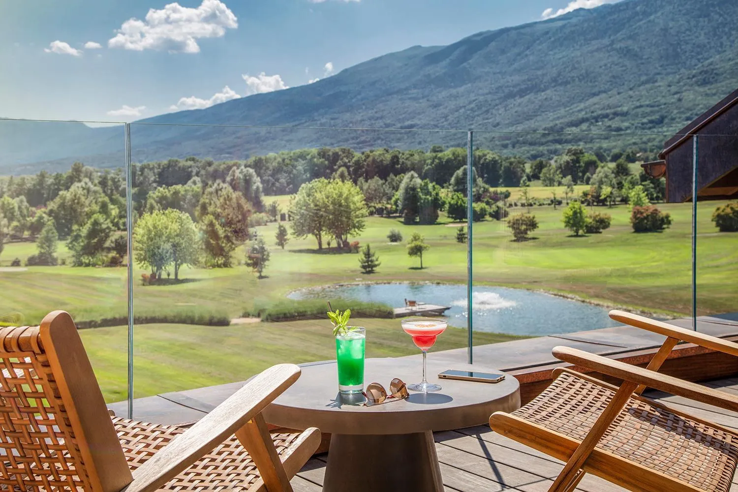 Balcony/Terrace in Jiva Hill Resort - Genève