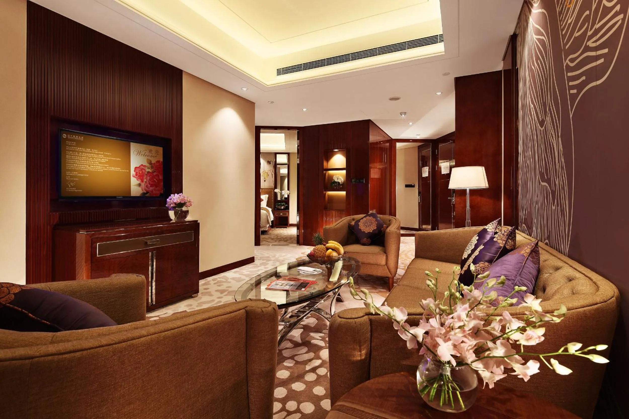 Living room in Minyoun Chengdu Dongda Hotel
