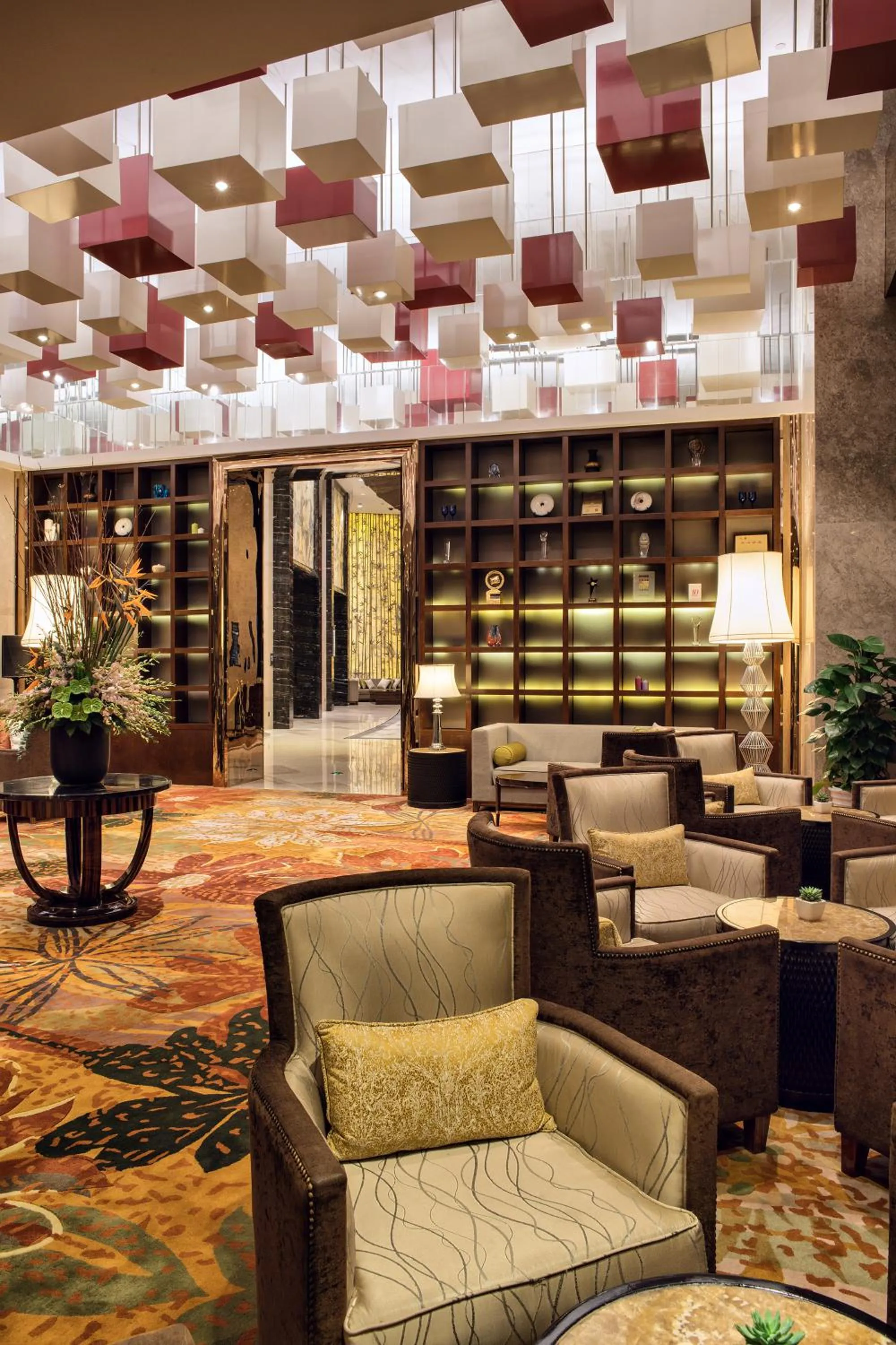 Lounge or bar in Minyoun Chengdu Dongda Hotel