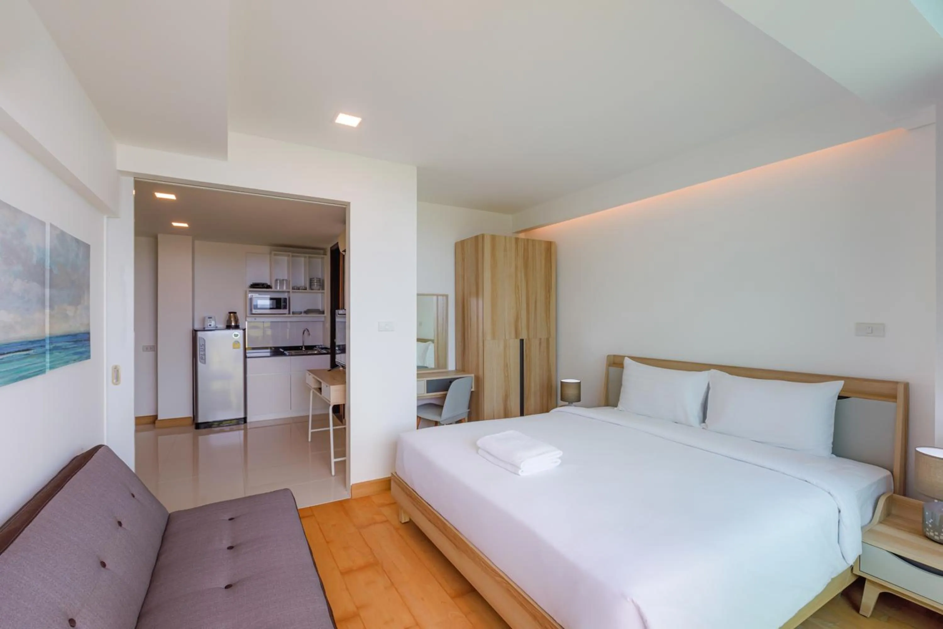 Photo of the whole room, Bed in Rocco Hua Hin Beach Seaview