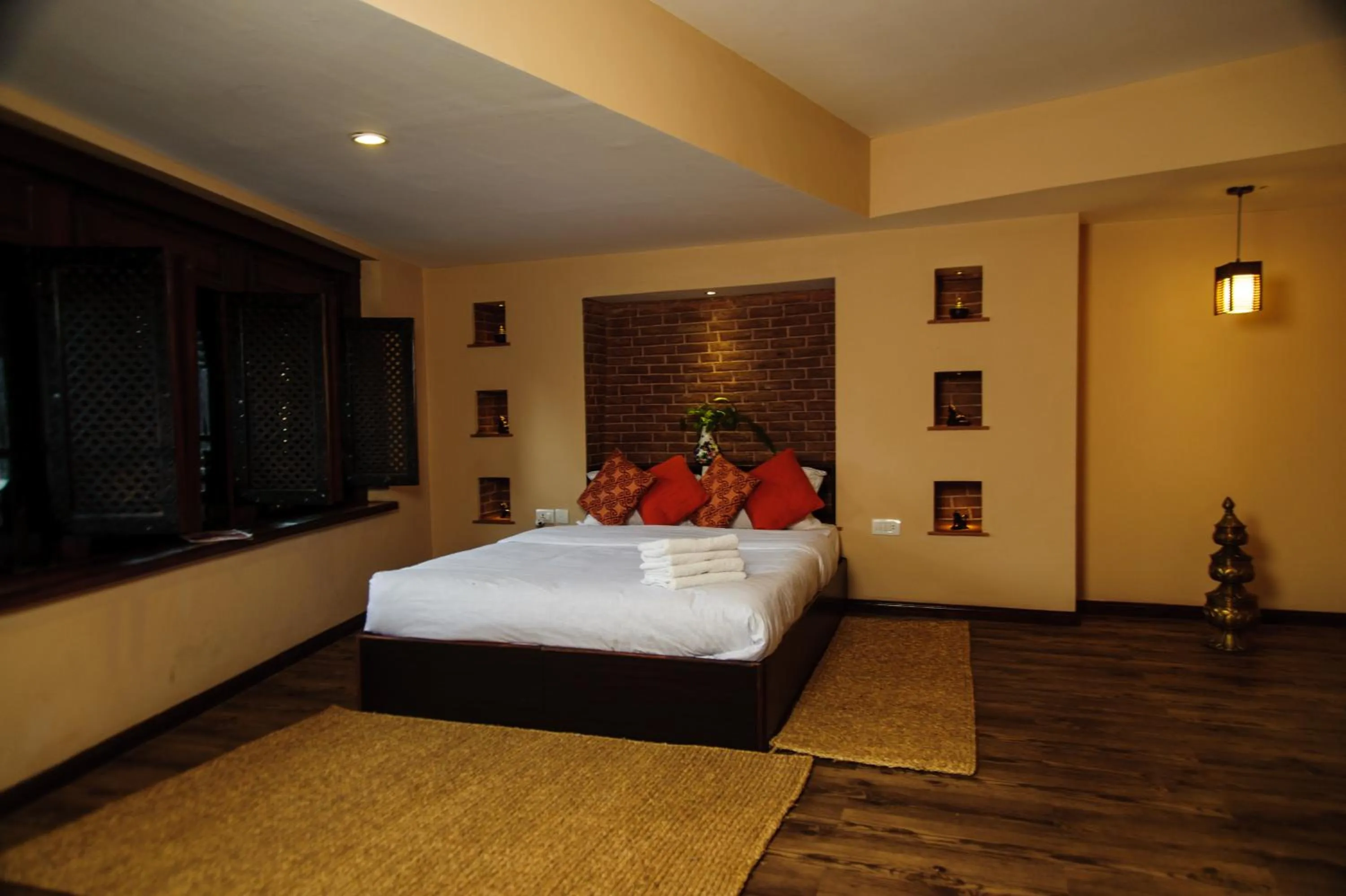 Bed in Thagu Chhen, a Boutique Hotel