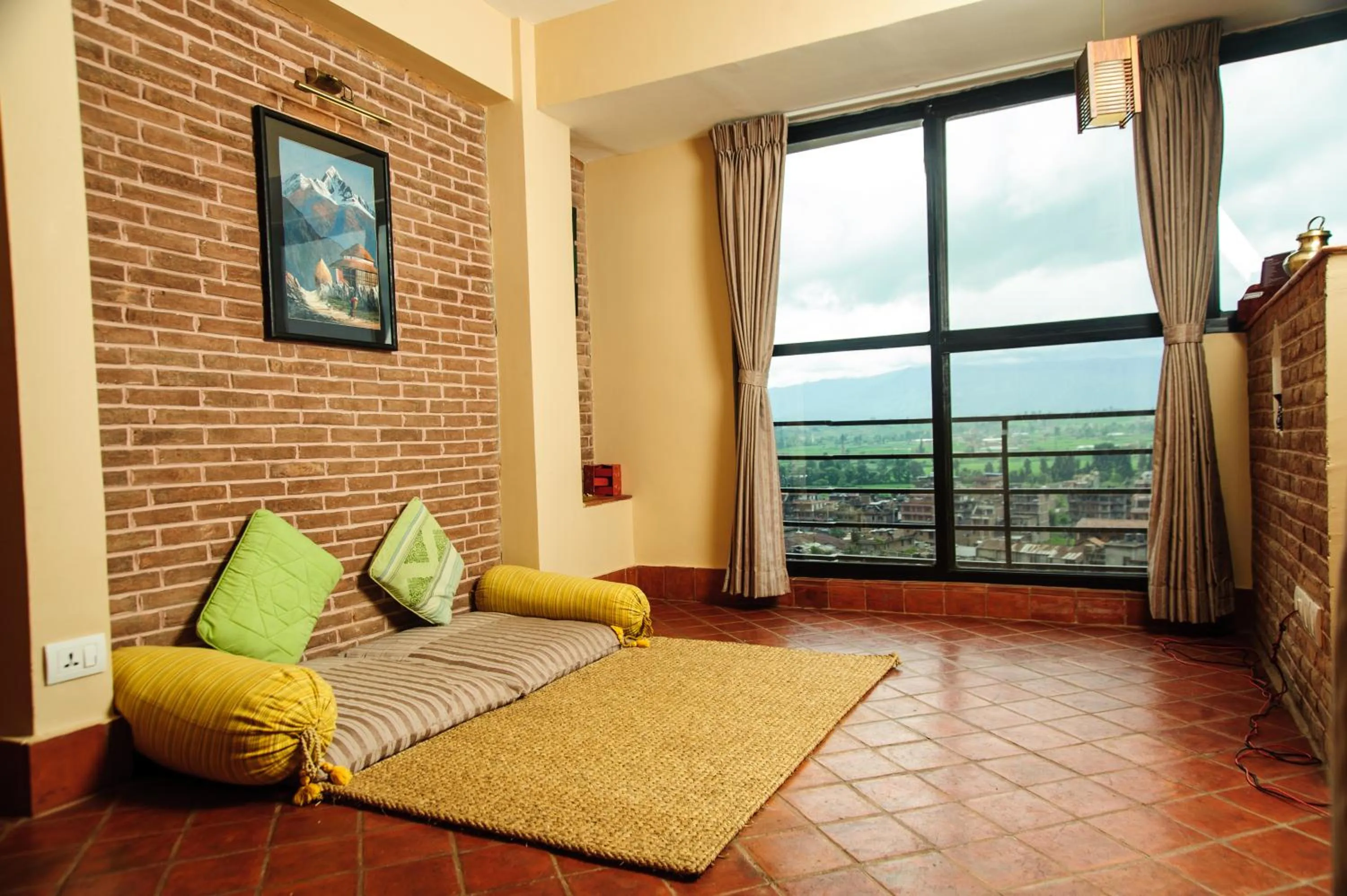 View (from property/room), Bed in Thagu Chhen, a Boutique Hotel