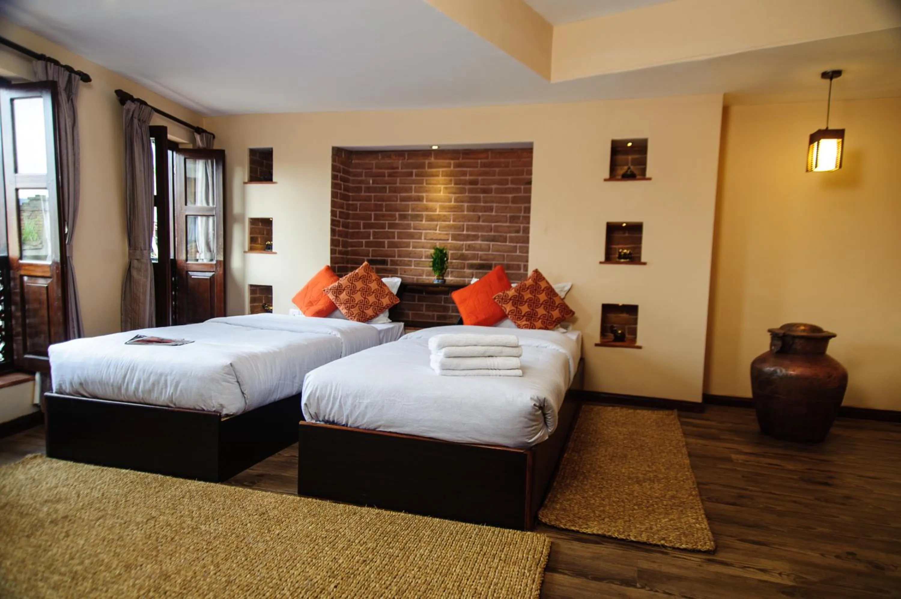 Bed in Thagu Chhen, a Boutique Hotel