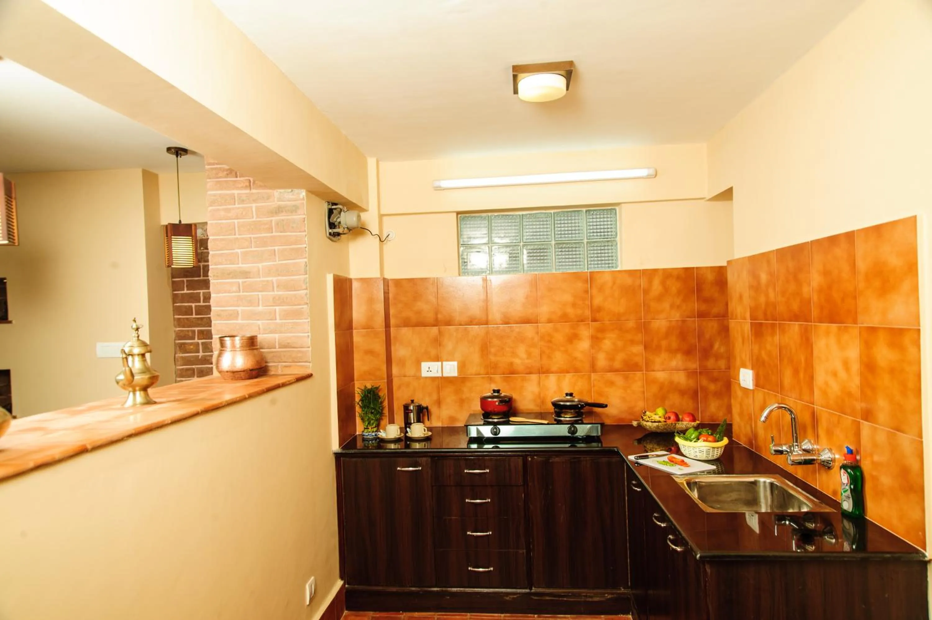 Kitchen or kitchenette in Thagu Chhen, a Boutique Hotel