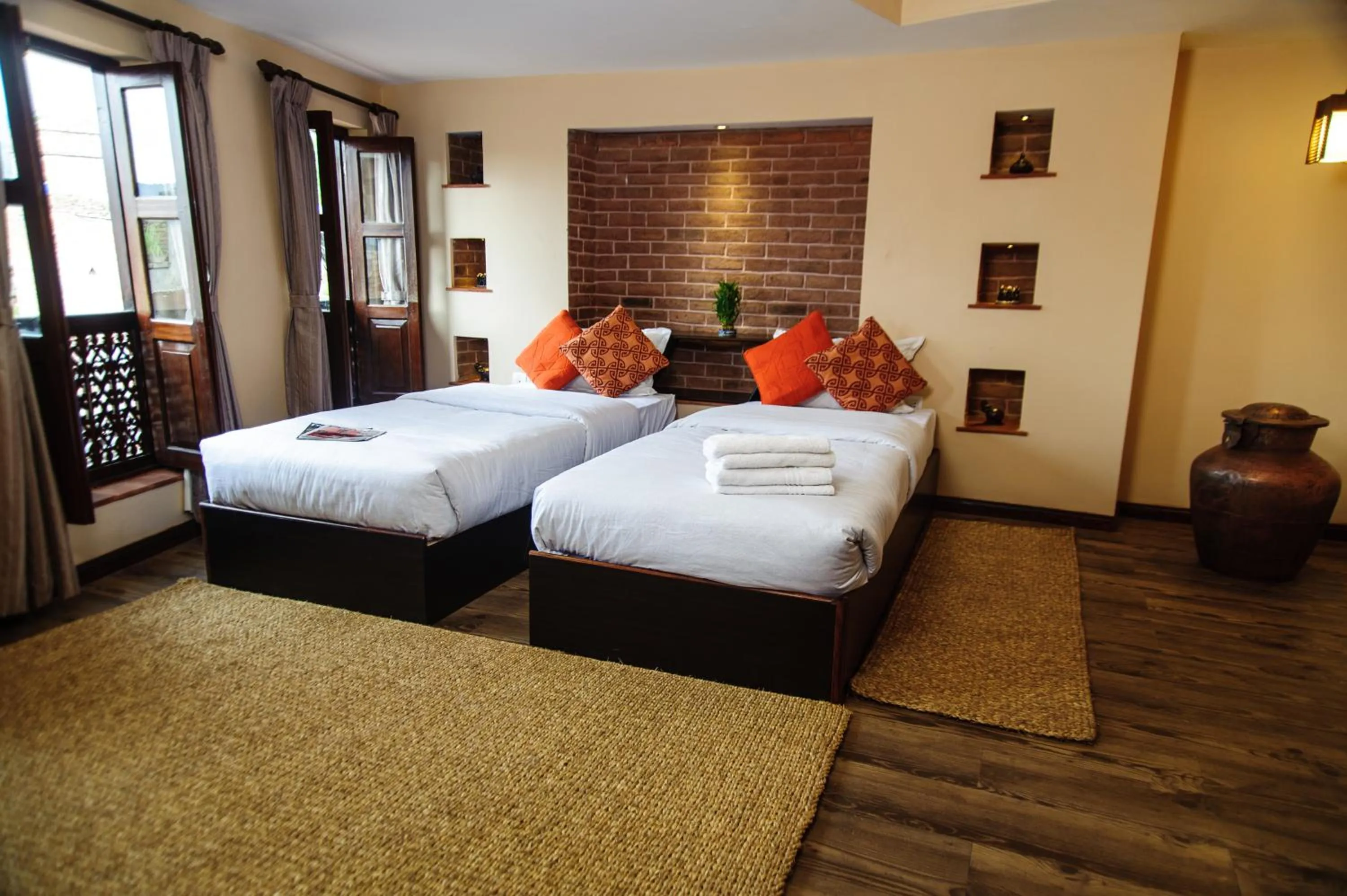 Bed in Thagu Chhen, a Boutique Hotel