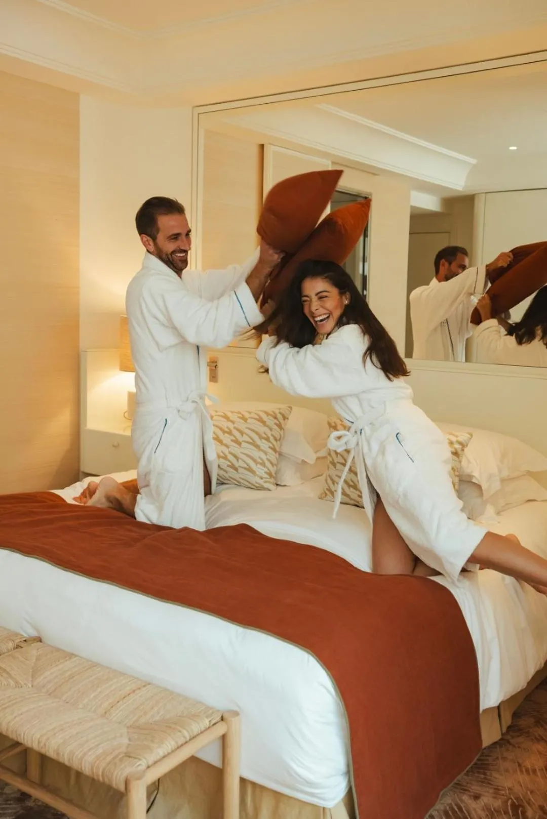 Bed in Hôtel Martinez, in The Unbound Collection by Hyatt