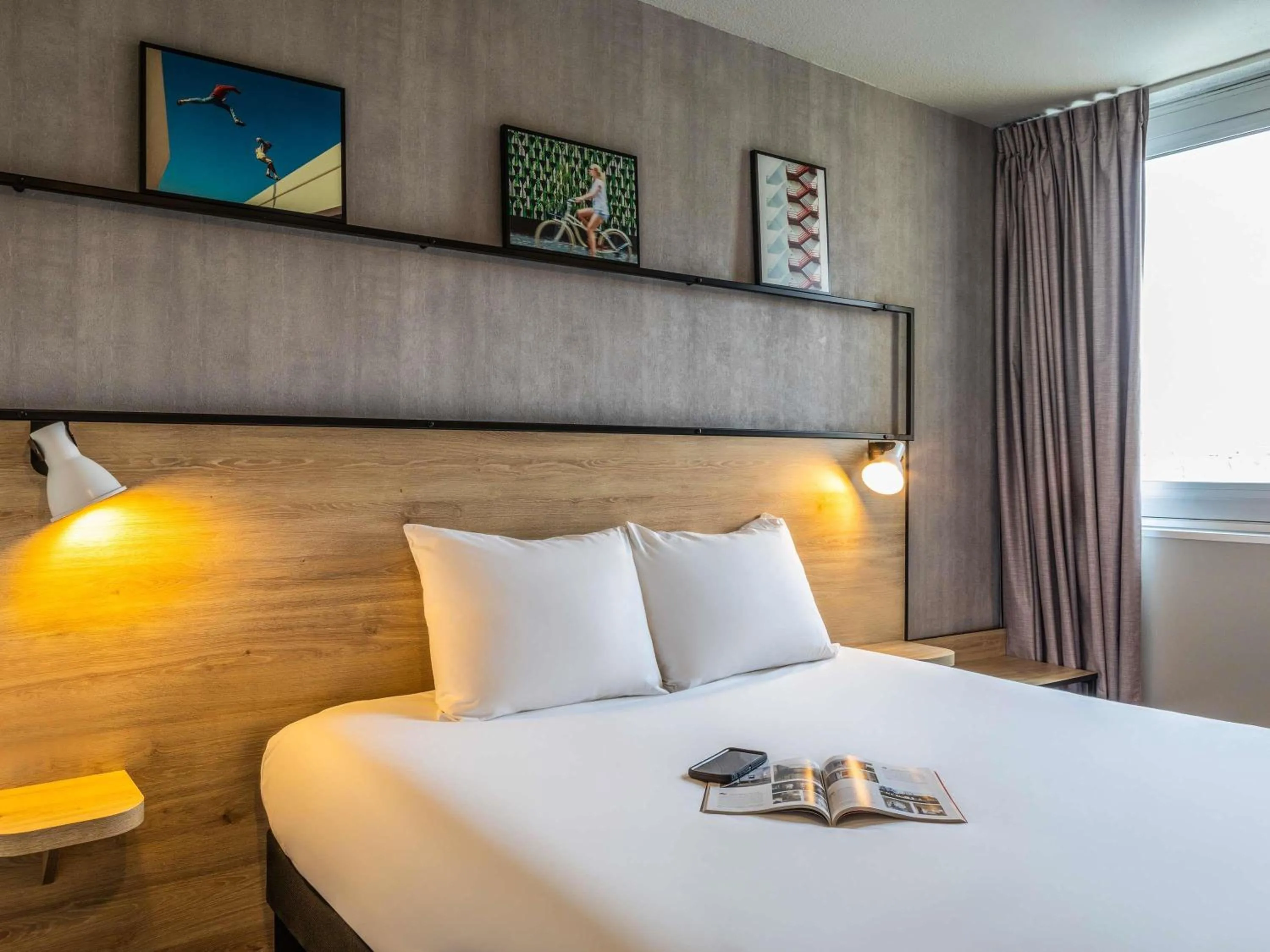 Bedroom, Bed in ibis Paris Gennevilliers