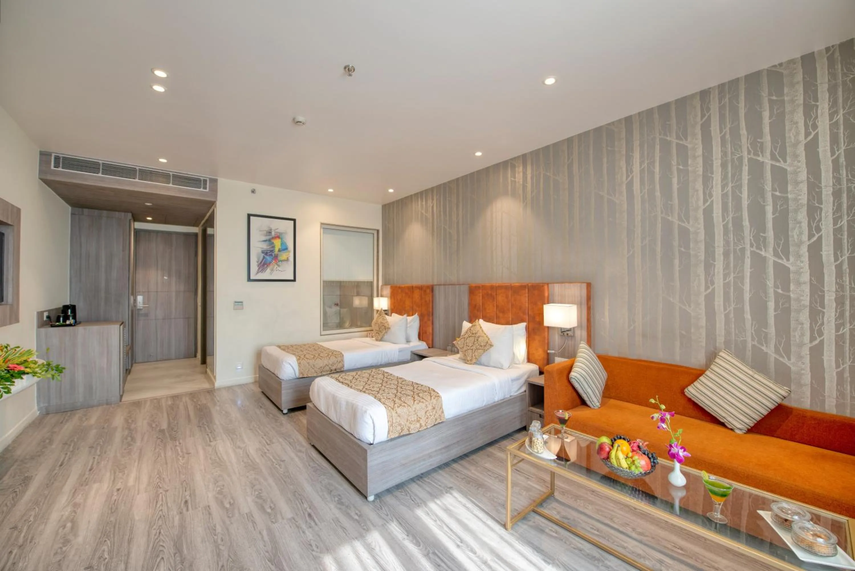 Bed in Hotel Deep Clarks Inn Lucknow