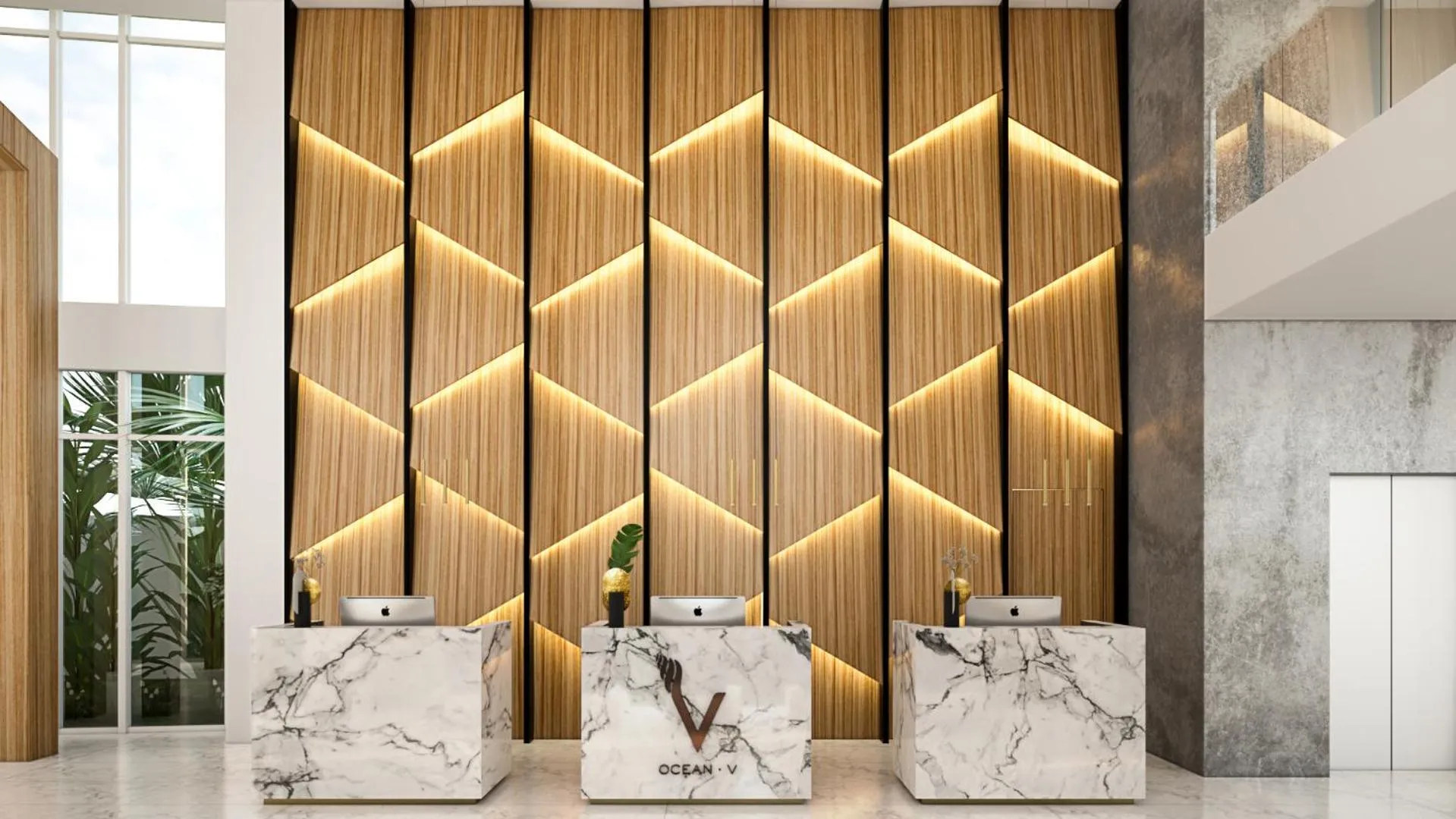 Lobby or reception in Ocean V Hotel