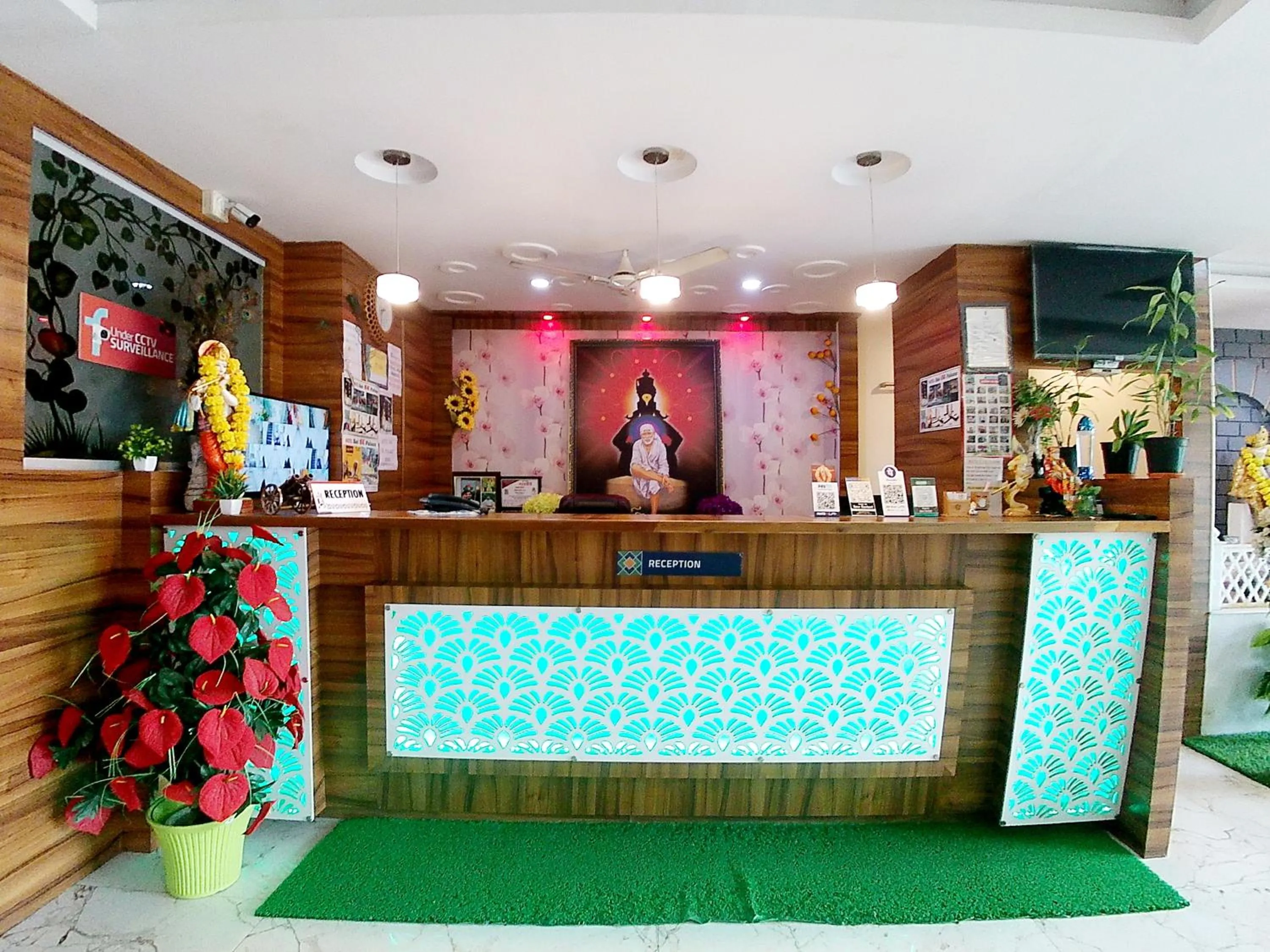 Lobby or reception in Hotel Sai SK Palace