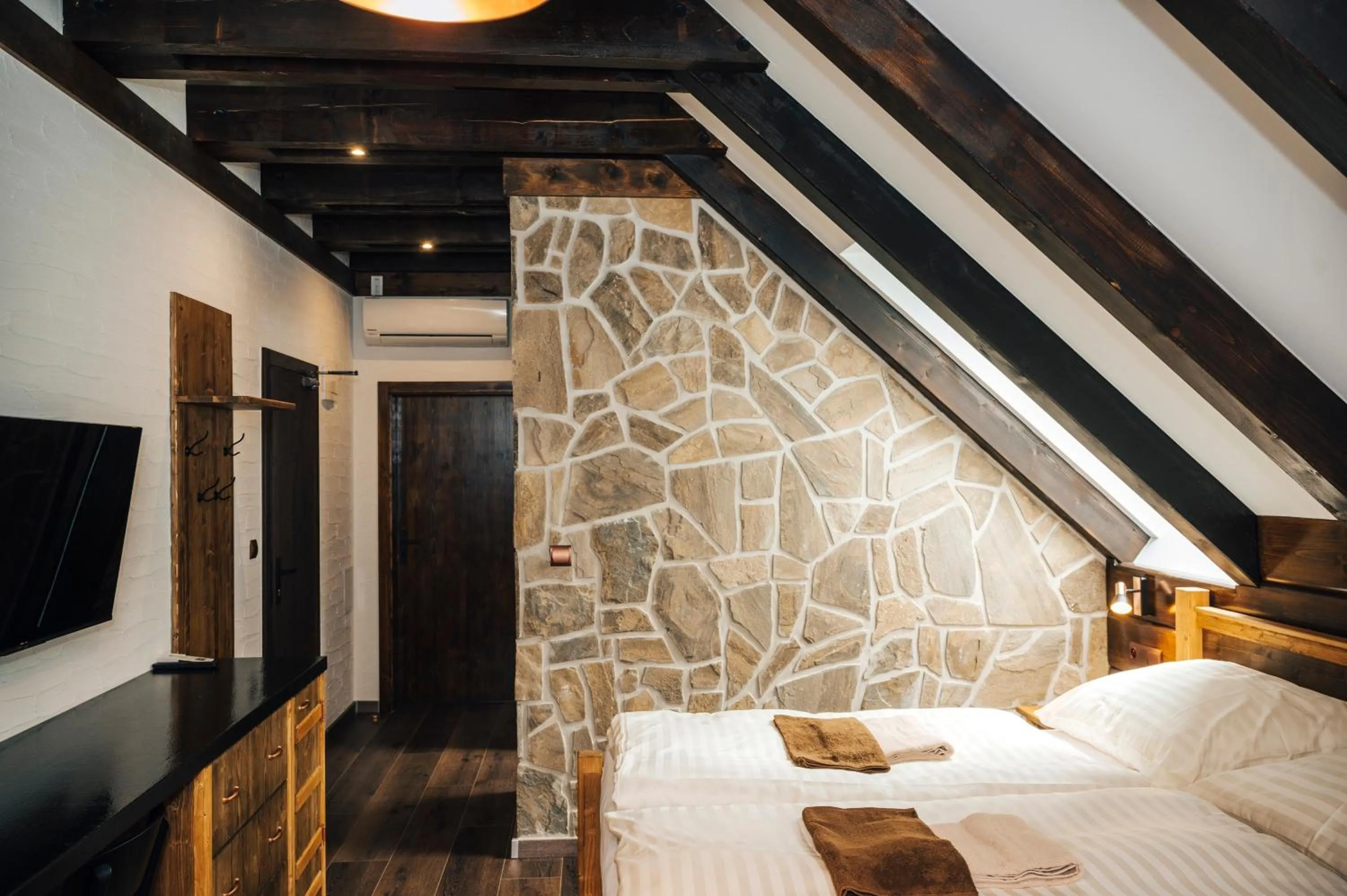 Bedroom, Bed in Nestville Apartments