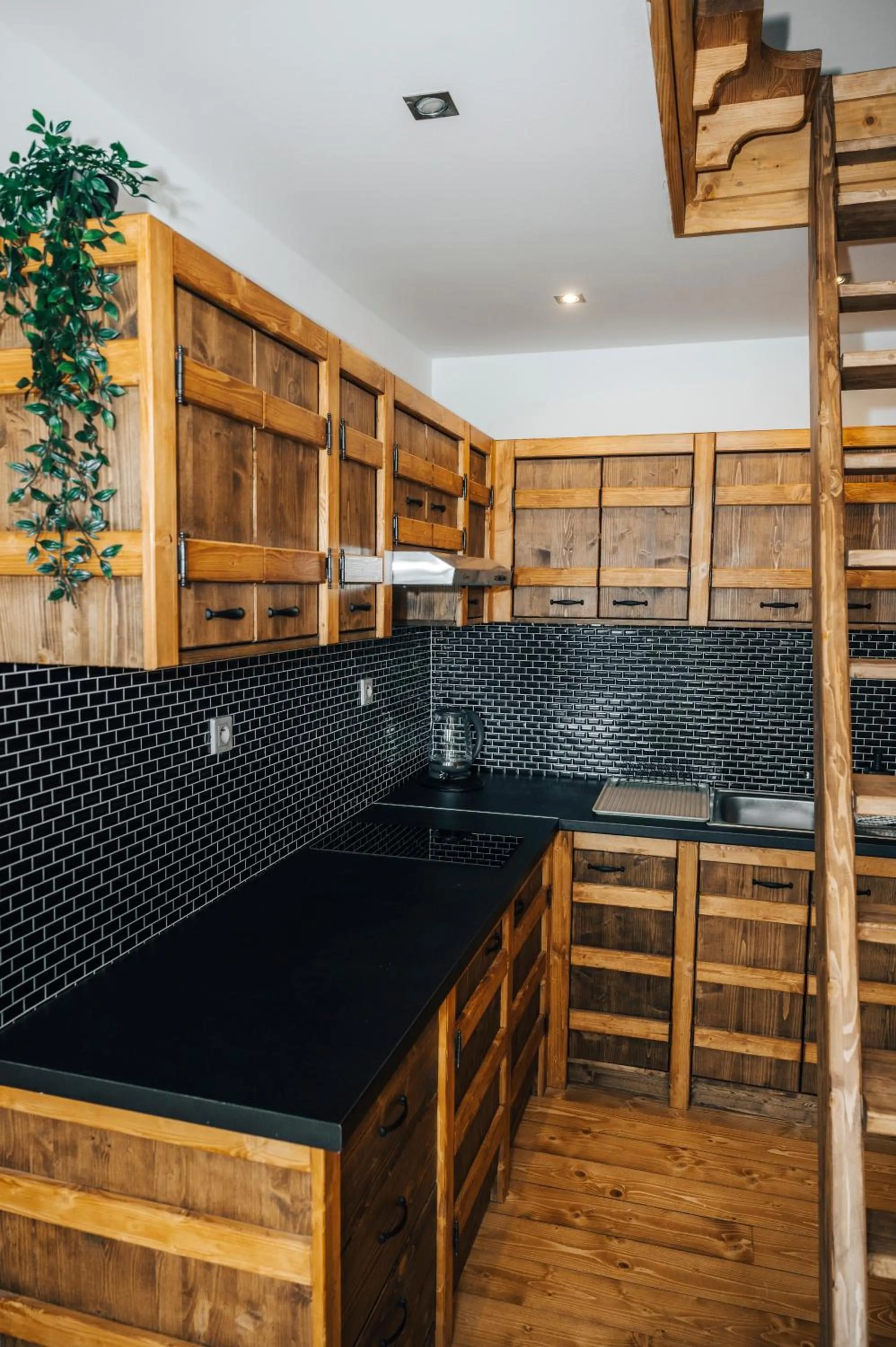 Kitchen or kitchenette in Nestville Apartments