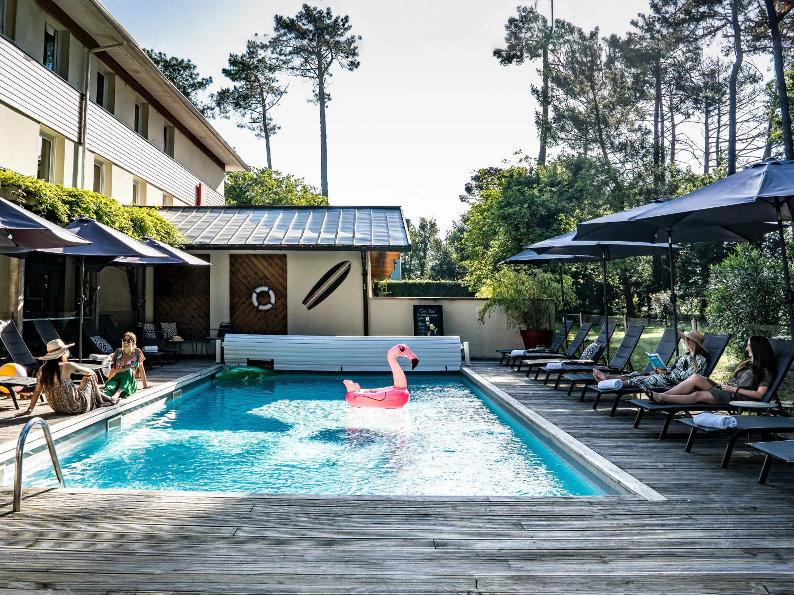 Swimming pool in ibis Arcachon la Teste de Buch