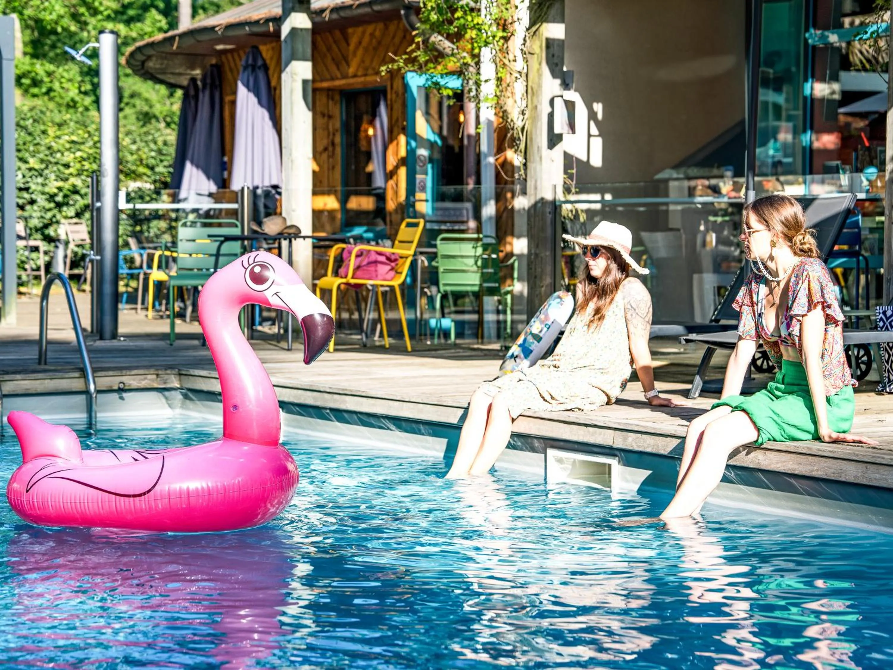 Swimming pool in ibis Arcachon la Teste de Buch