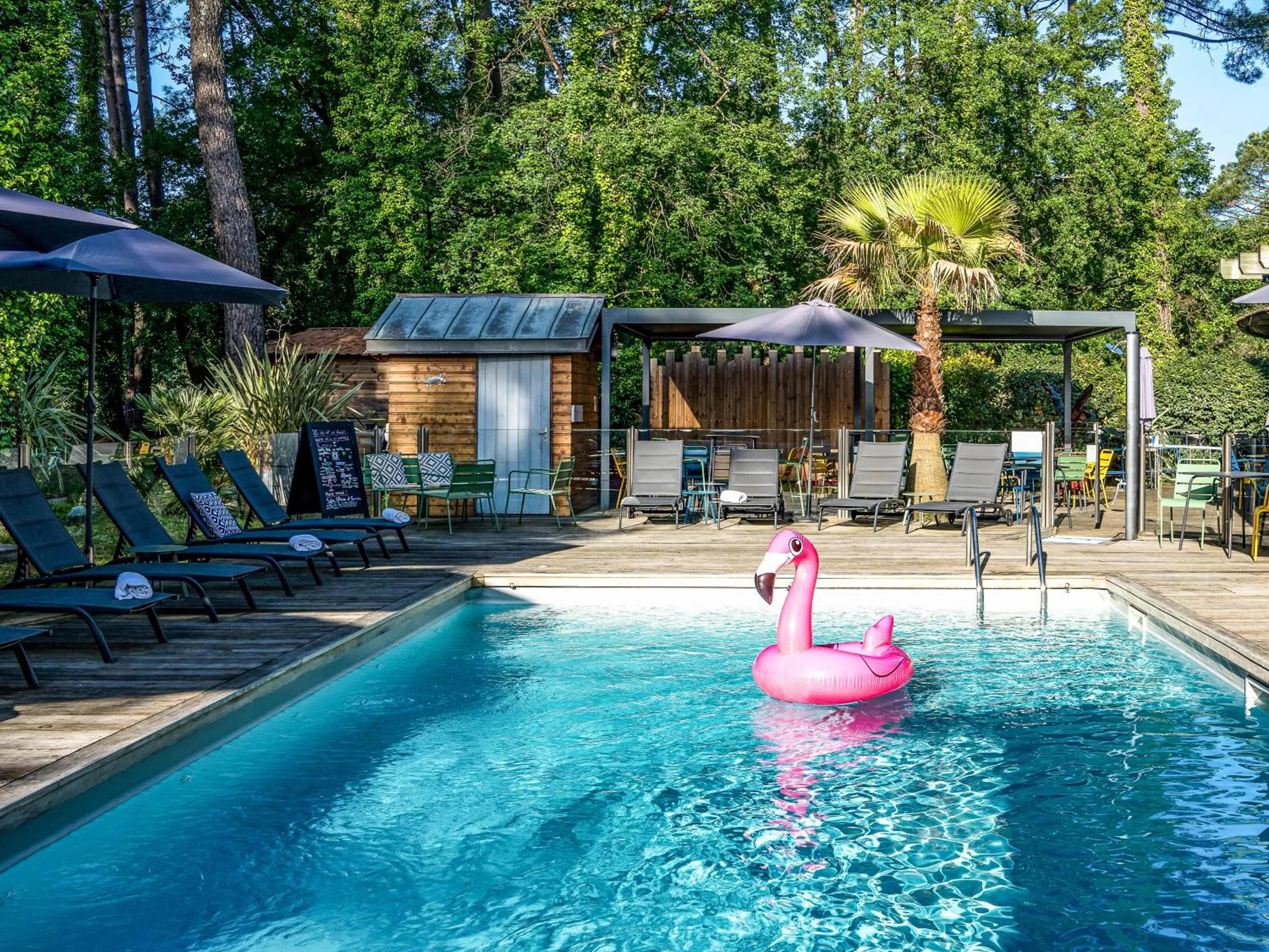 Swimming pool in ibis Arcachon la Teste de Buch