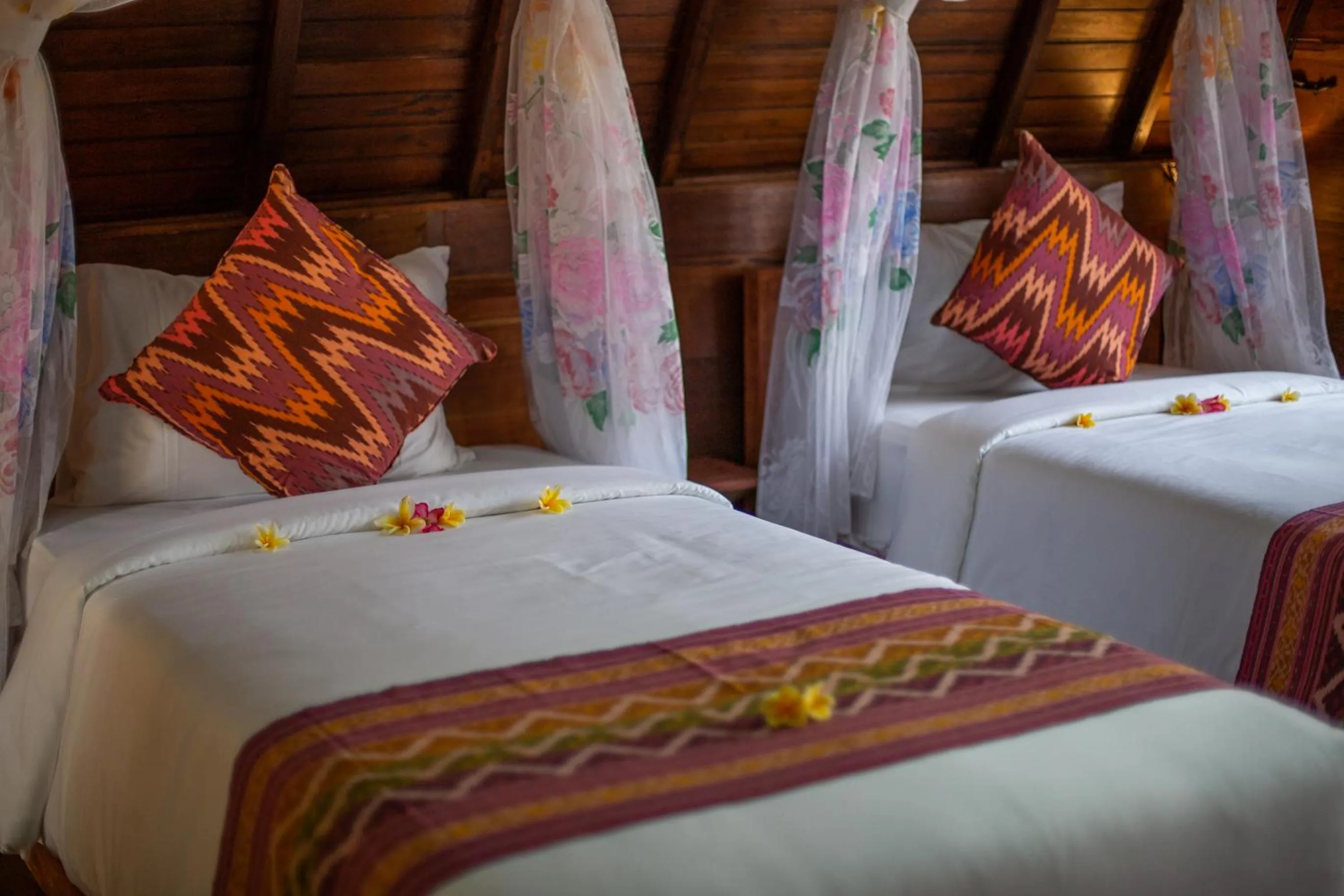 Bed in Mahaloka Valley Nusa Penida