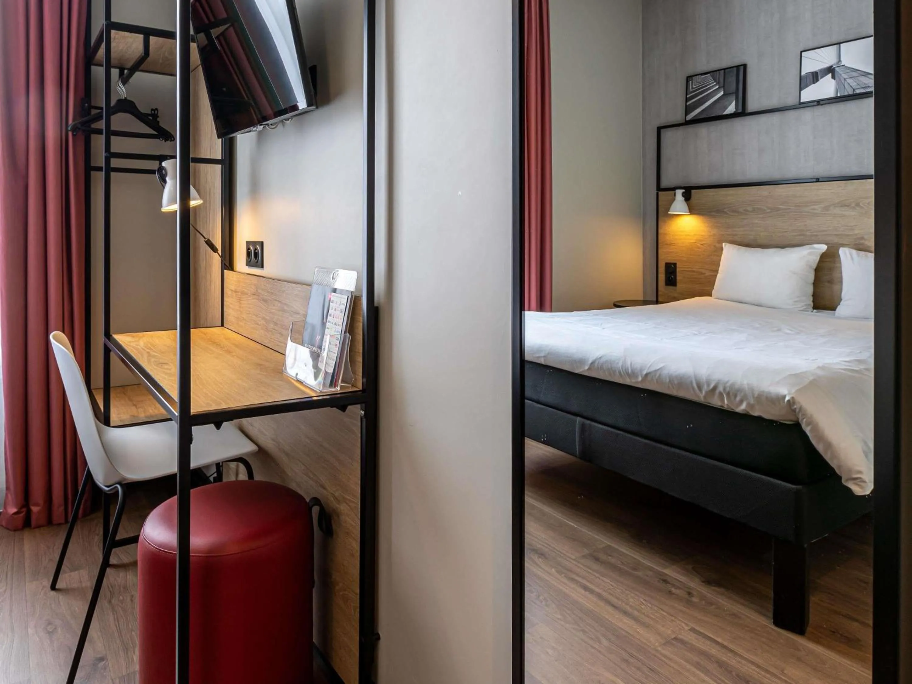 Bedroom, Bed in ibis Paris Boulogne Billancourt