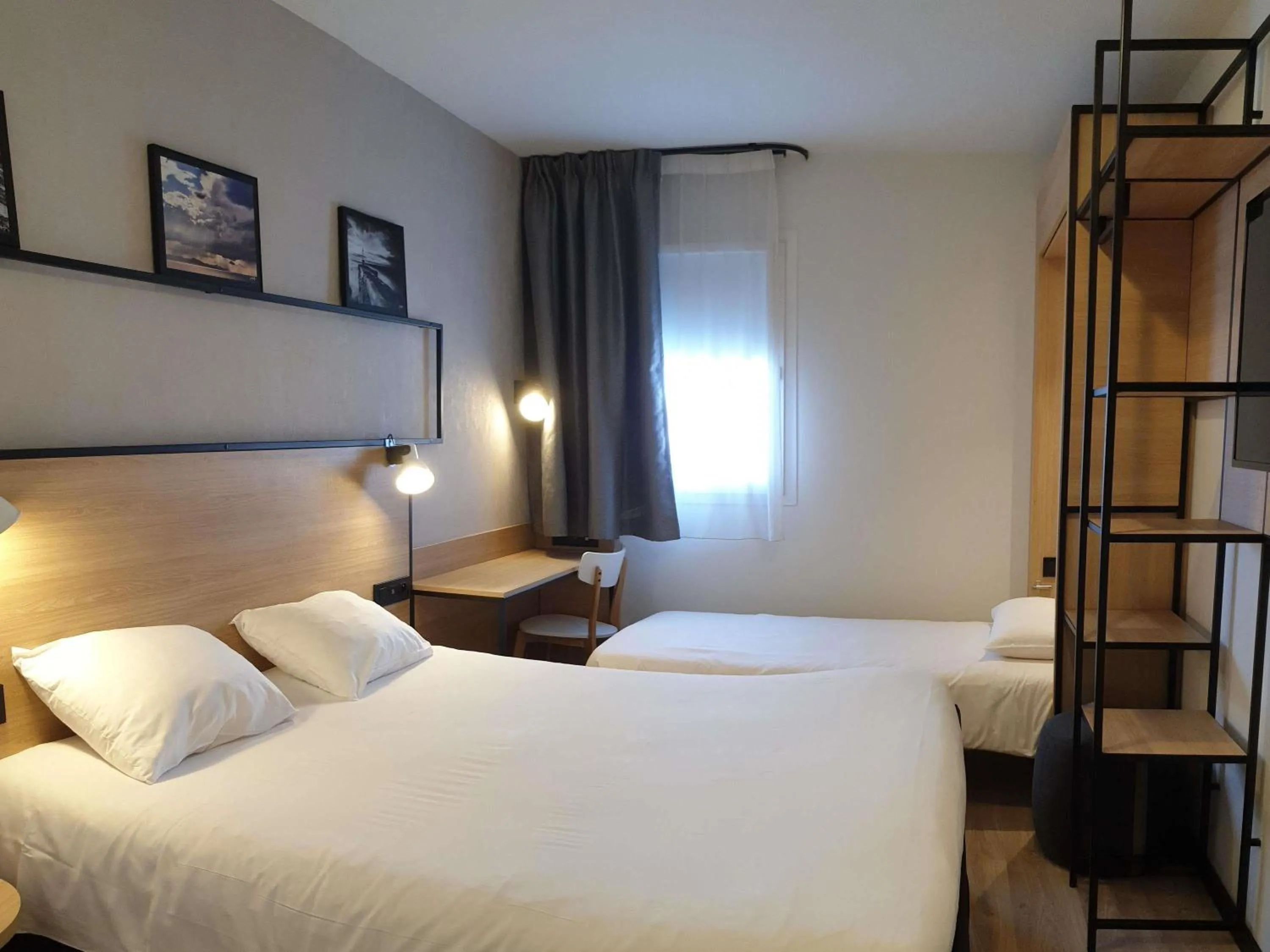 Triple Room with One Double Bed and One Single Bed in ibis Ciboure Saint-Jean-de-Luz