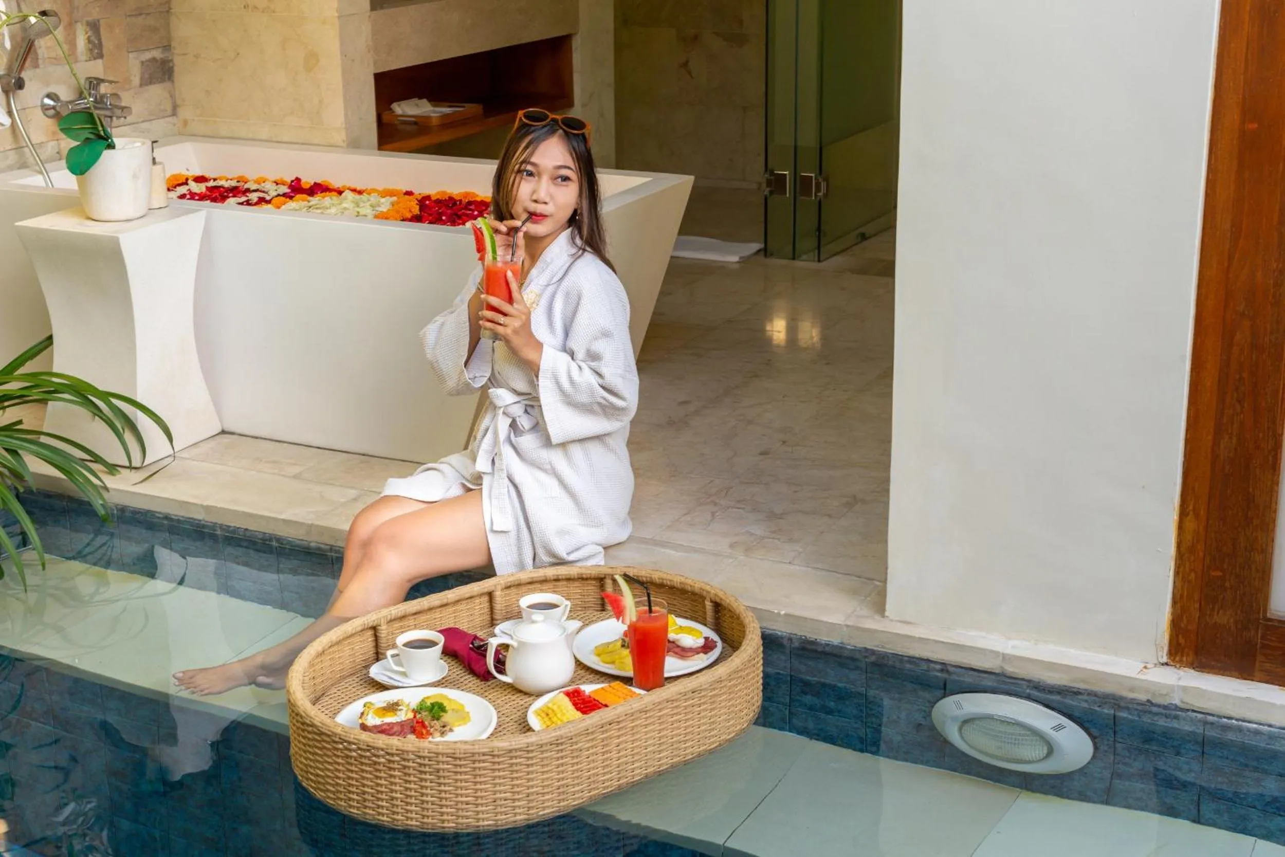 Breakfast in Bali Vilaasee