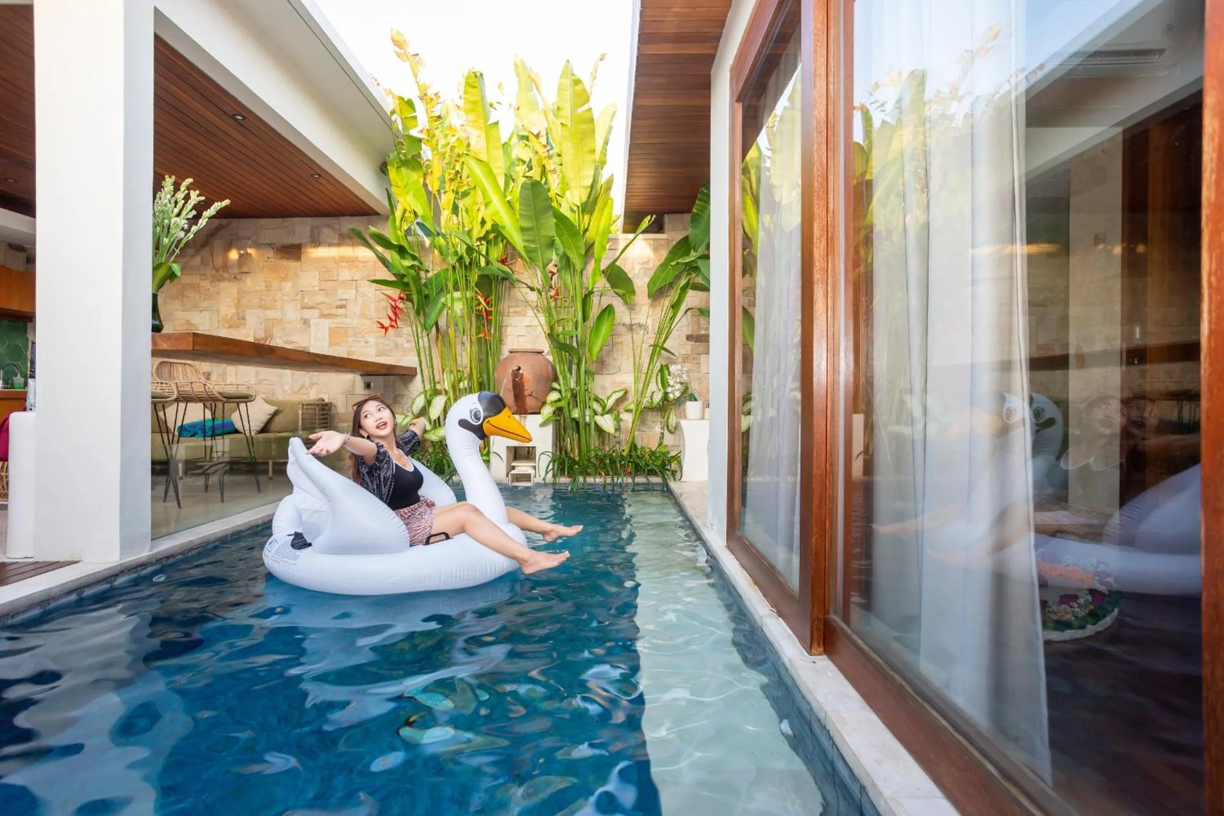 Swimming pool in Bali Vilaasee