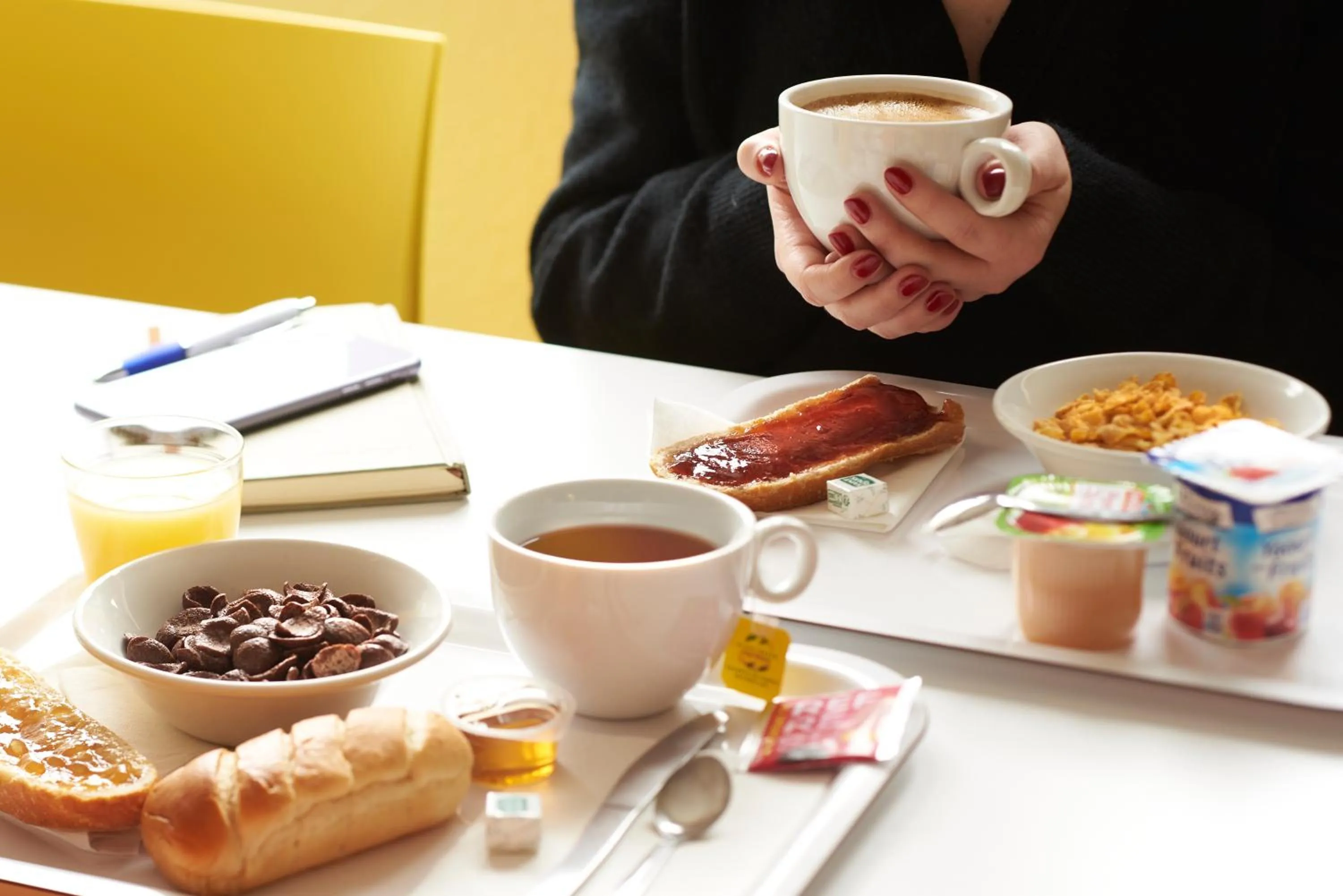 Breakfast in Premiere Classe Le Mans Ouest Universite