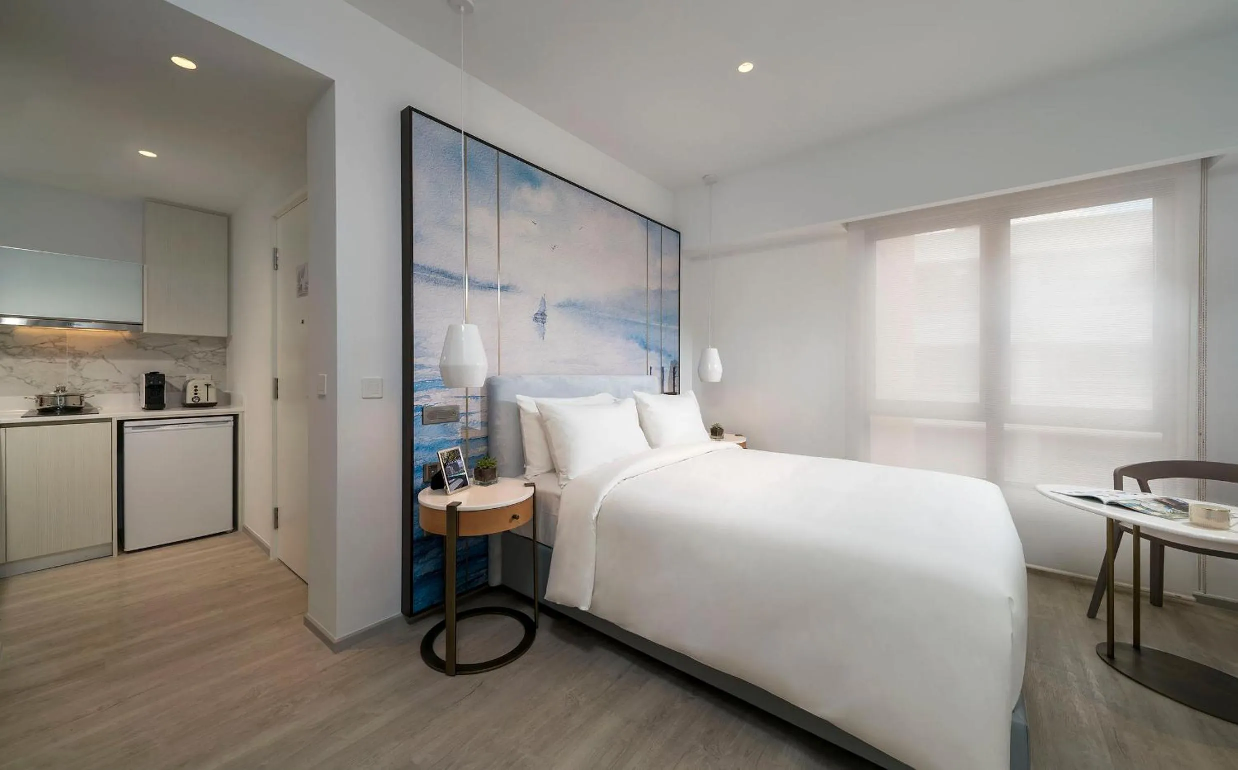 Bedroom, Bed in Lanson Place Winsland, Singapore