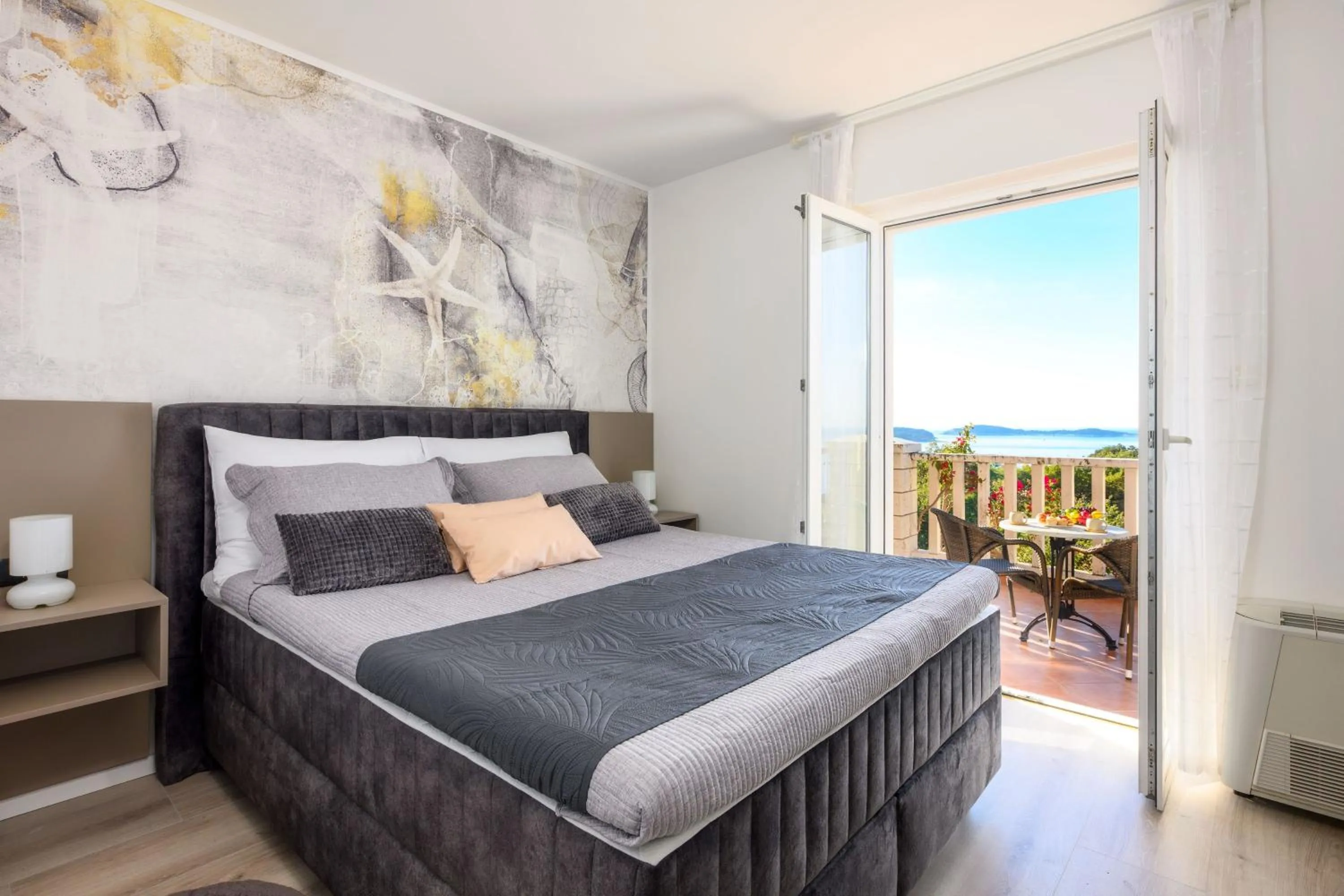 Bedroom, Bed in Villa Panorama Dubrovnik