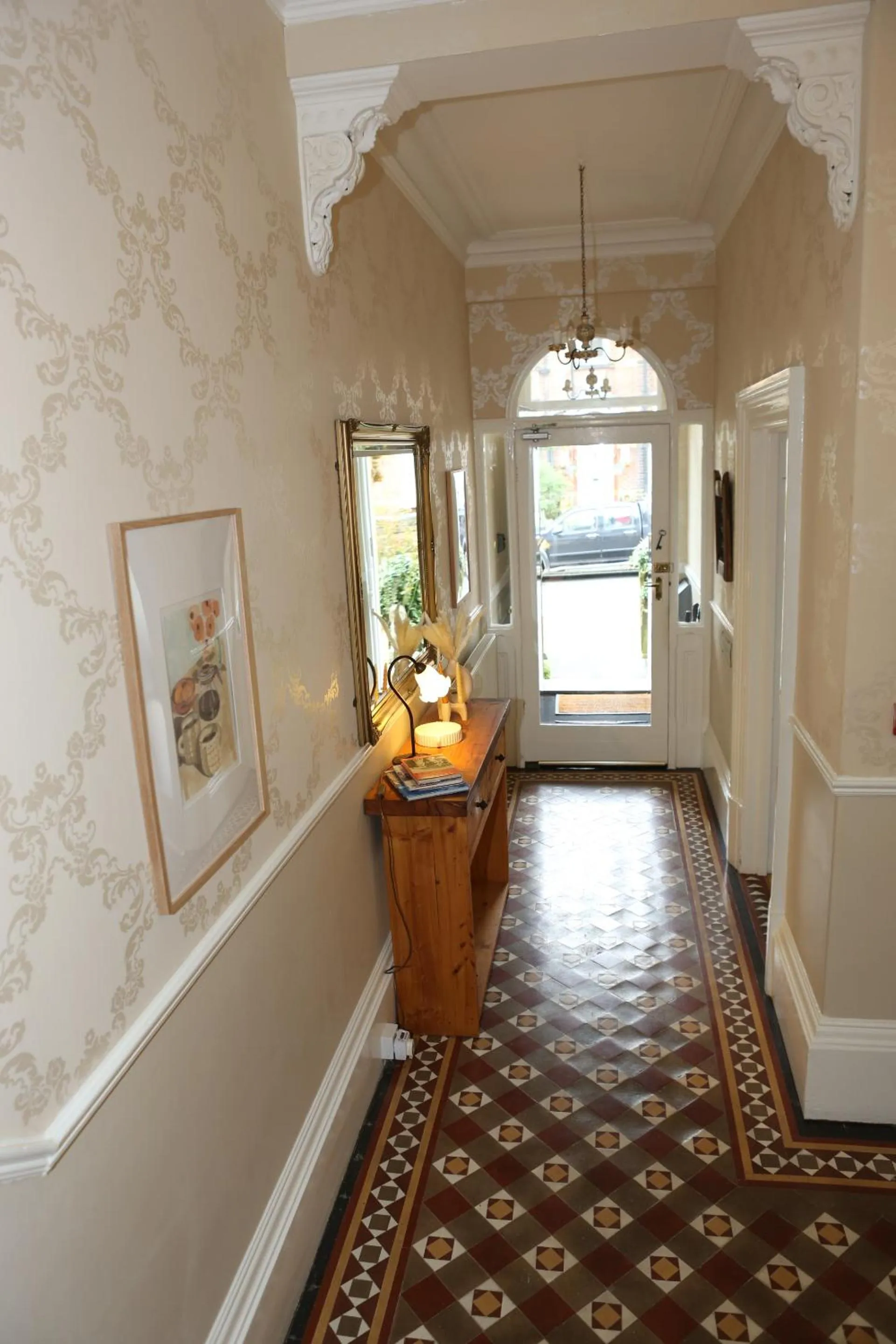 Lobby or reception in The Waves