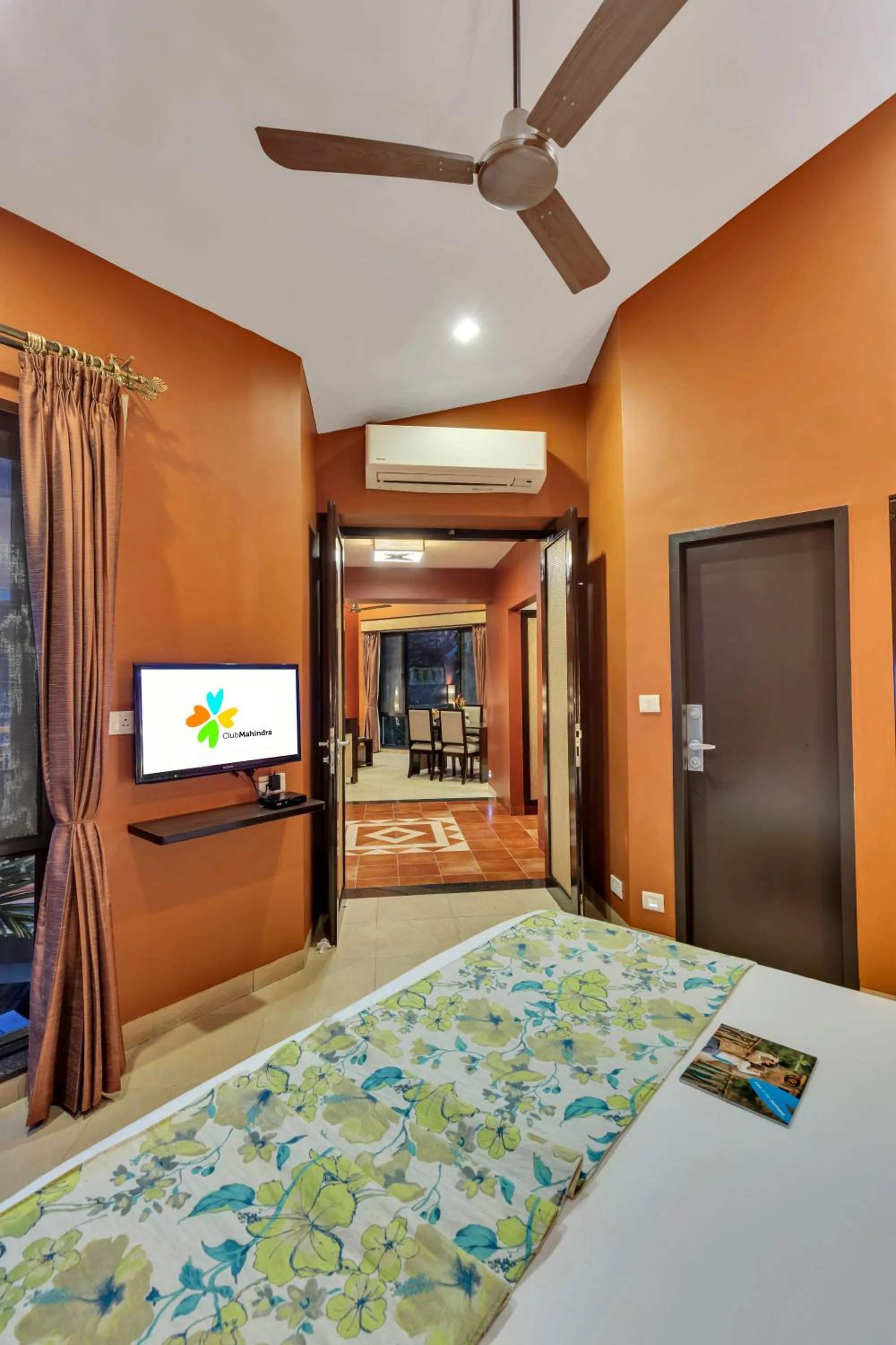 Bed in Club Mahindra Virajpet, Coorg