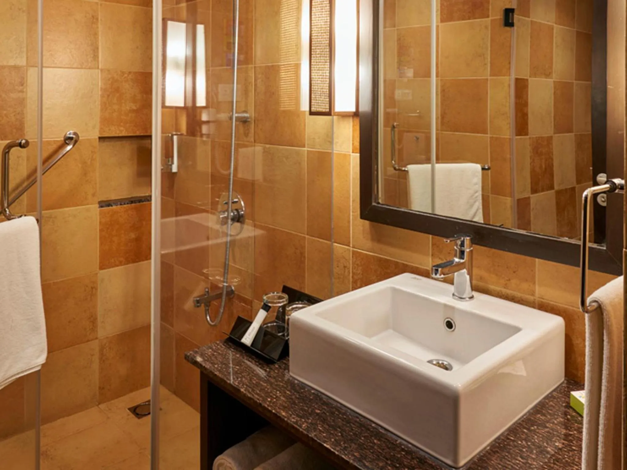 Shower in Club Mahindra Virajpet, Coorg