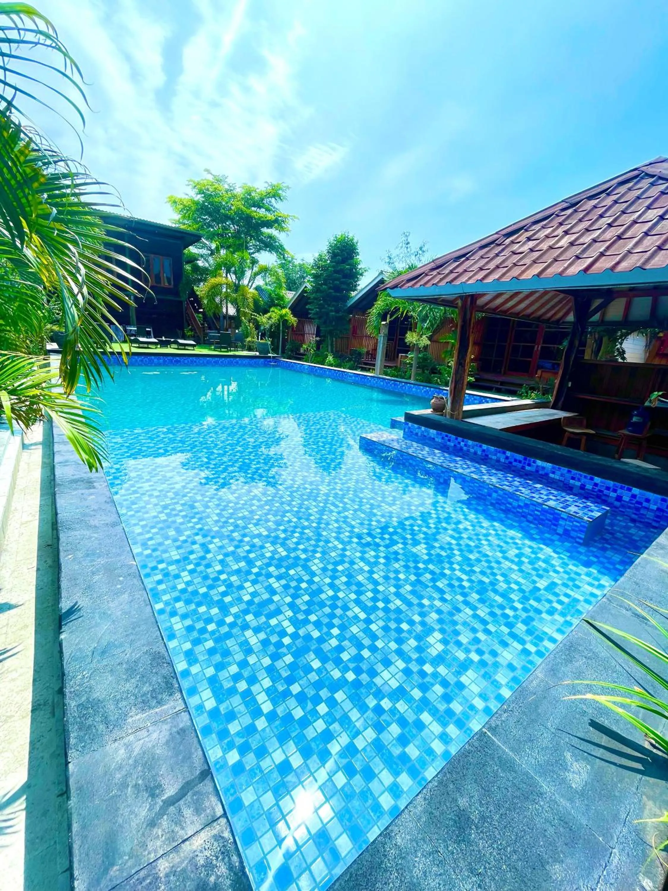 Swimming pool in Wah Resort Gili Trawangan