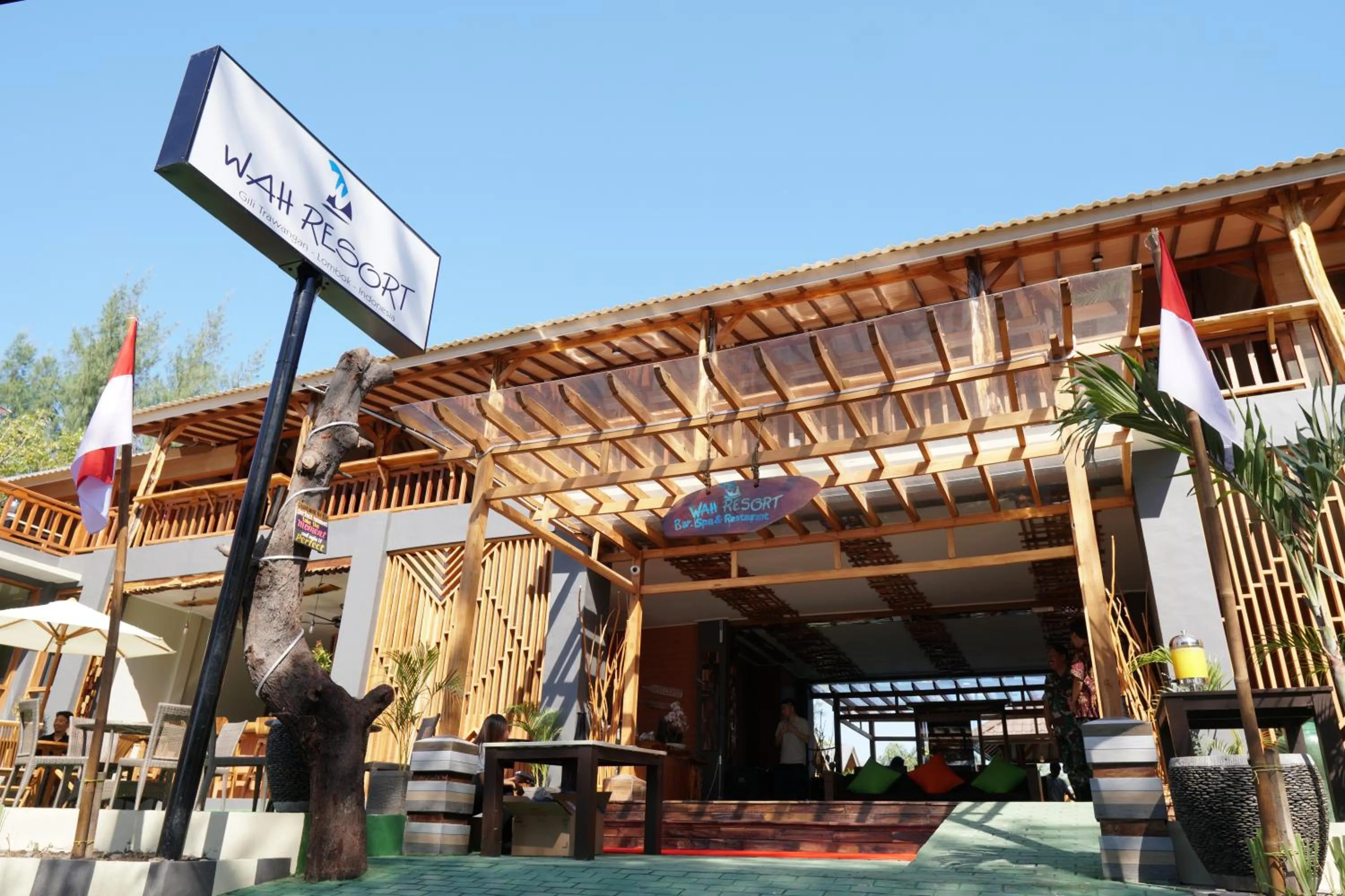 Property building in Wah Resort Gili Trawangan