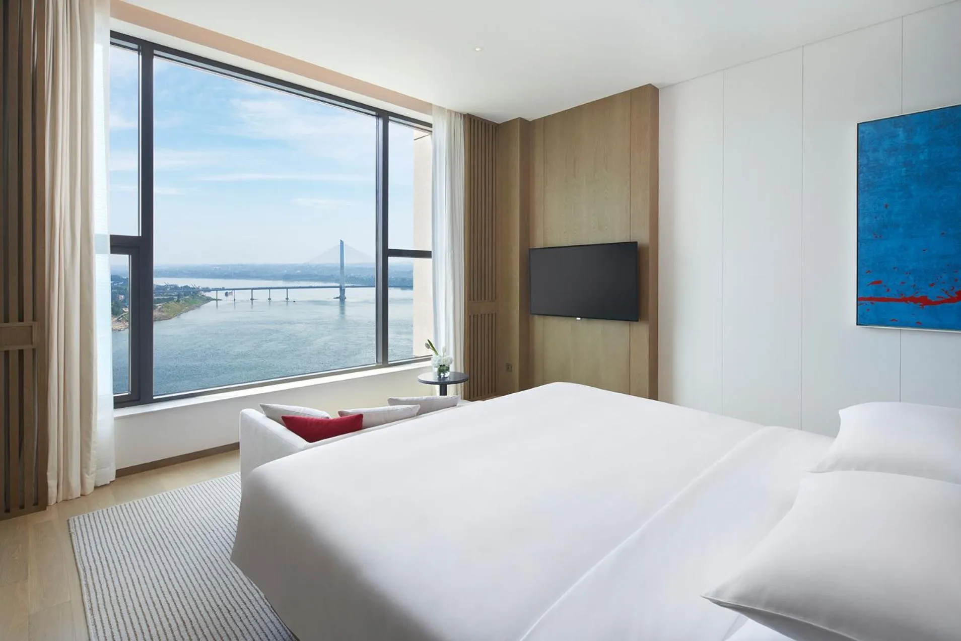 Bed in Hyatt Regency Zhuzhou