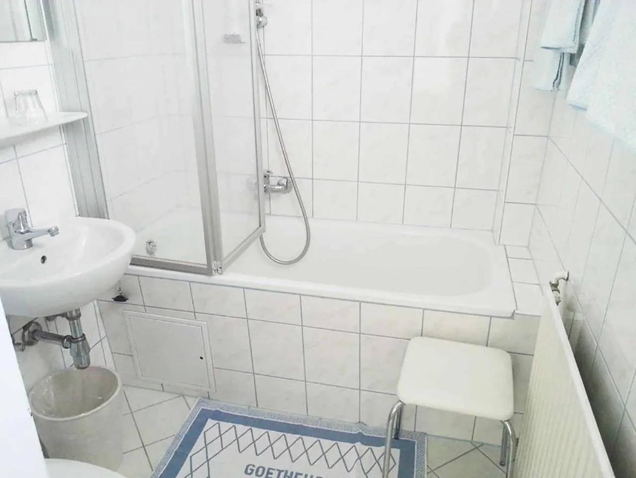 Bathroom in Hotel Goethehof