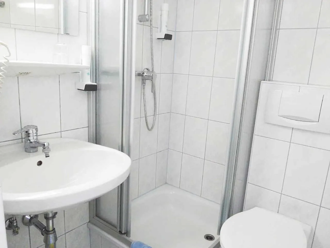 Bathroom in Hotel Goethehof