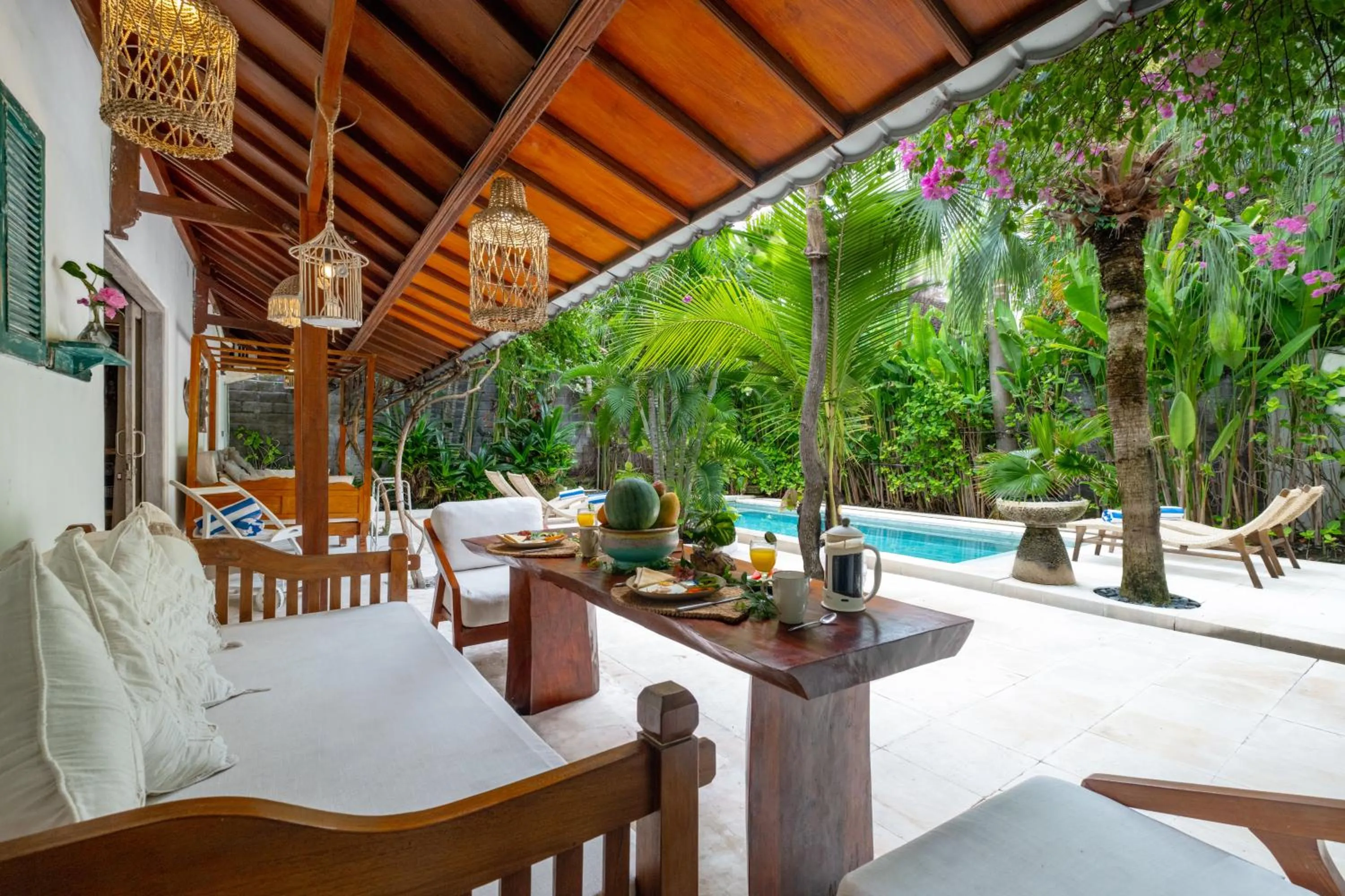 Swimming pool in The Ocean Luxury Villas