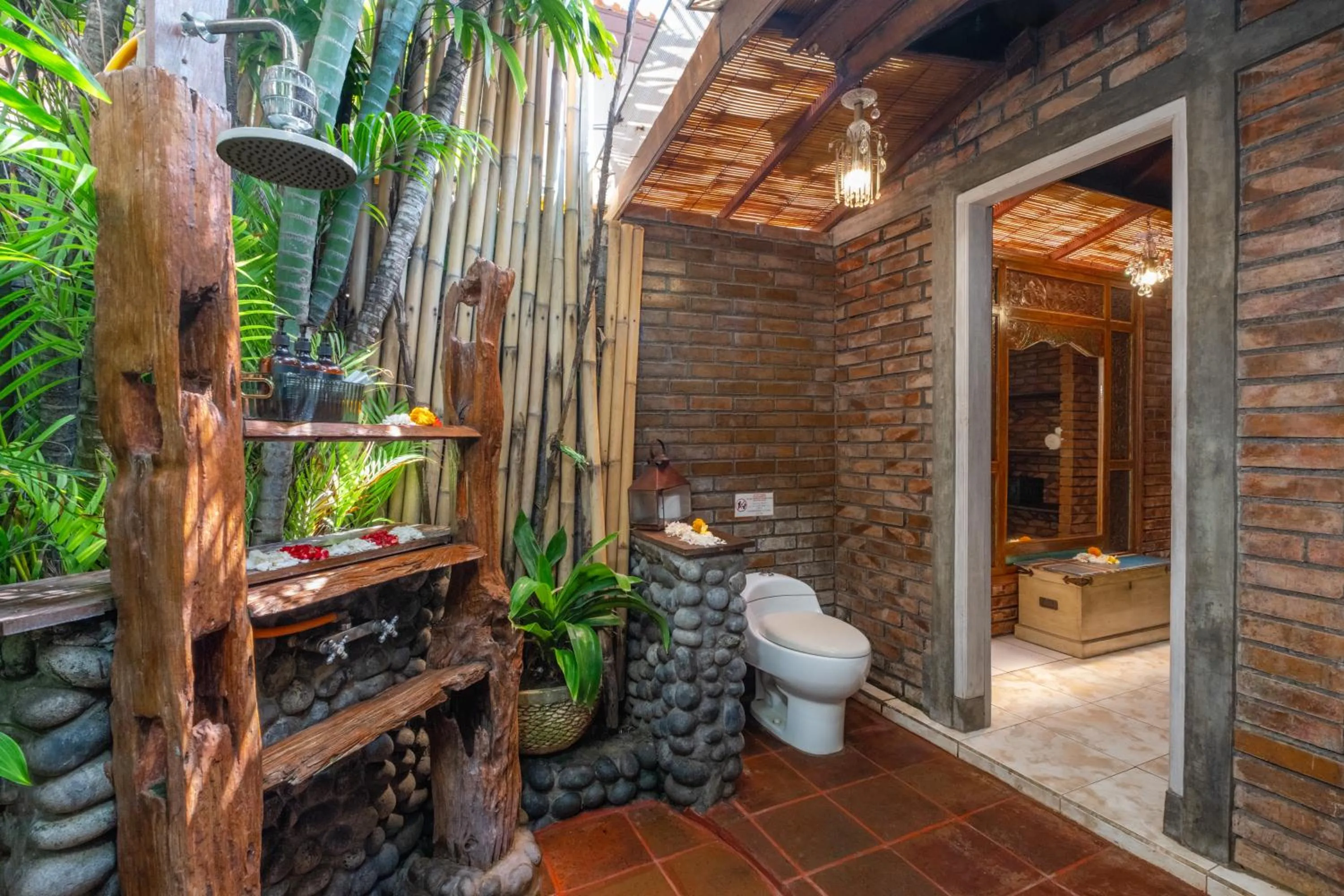 Shower in The Ocean Luxury Villas