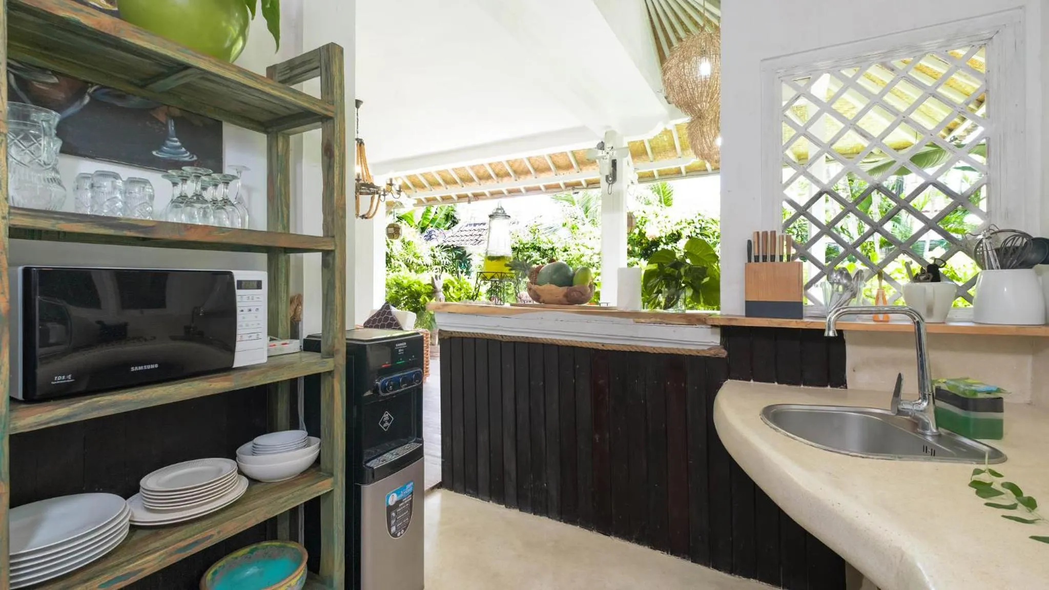 kitchen in The Ocean Luxury Villas